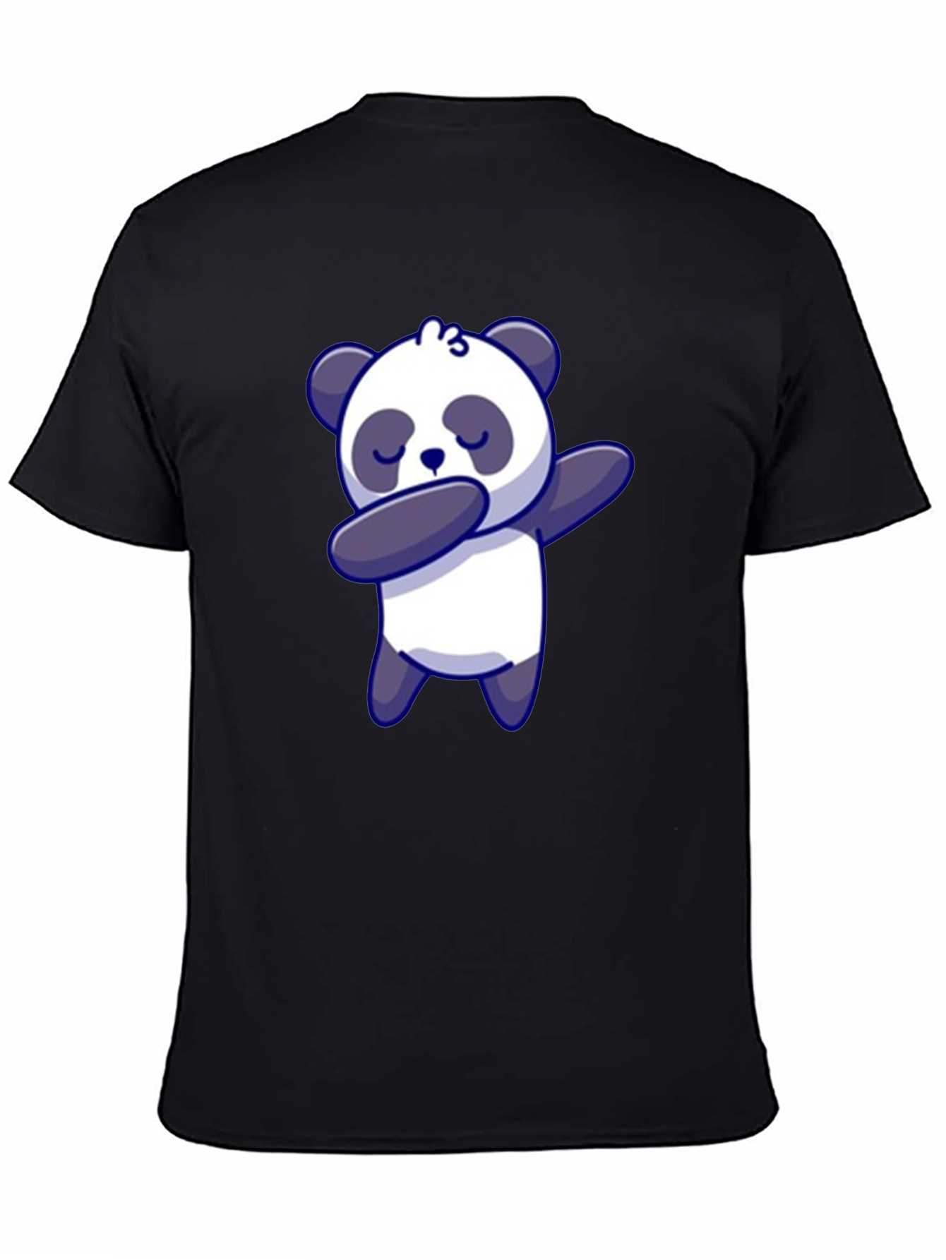 Dabbing Panda Bear T-Shirt Black