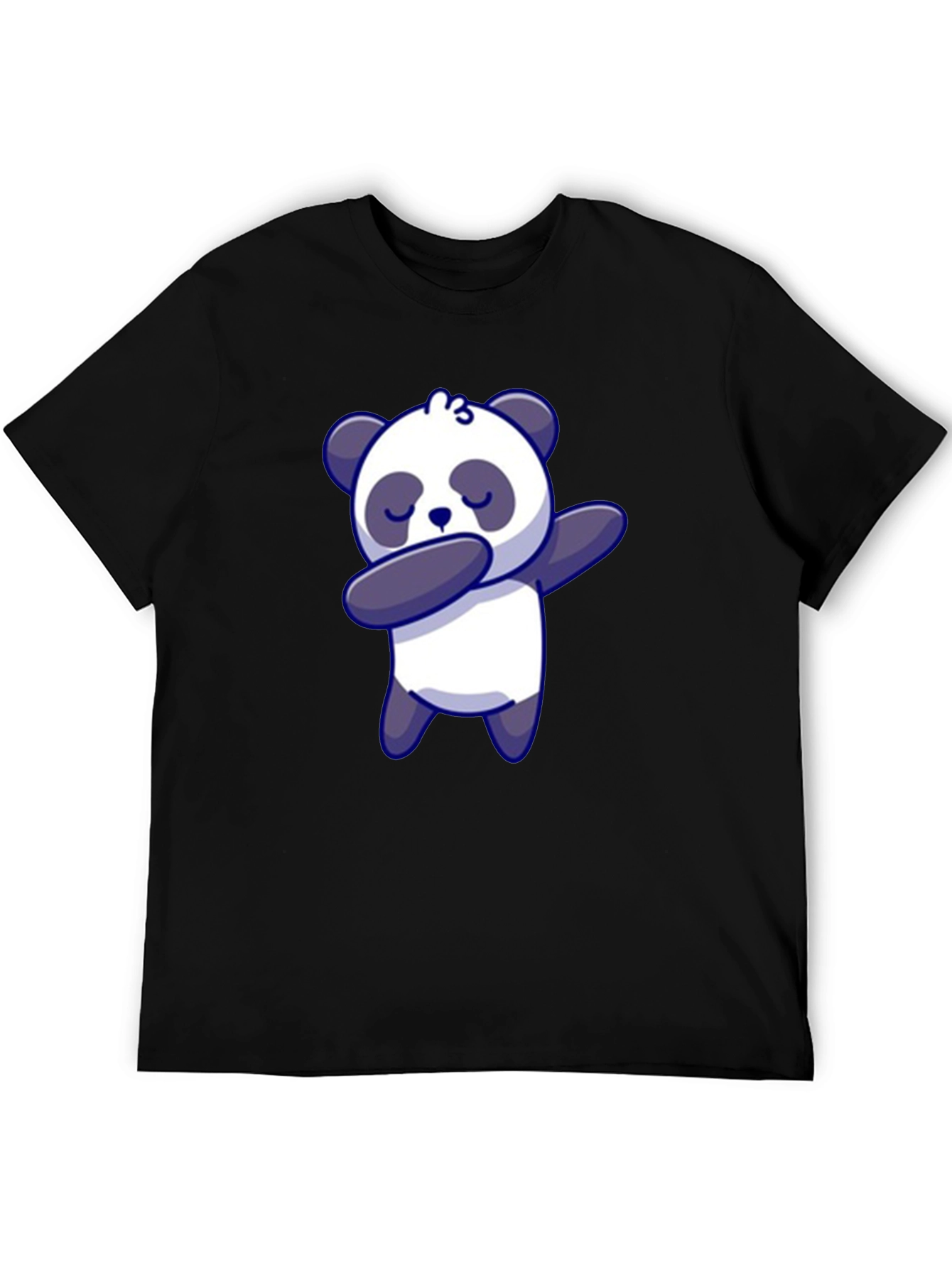 Dabbing Panda Bear T-Shirt Black