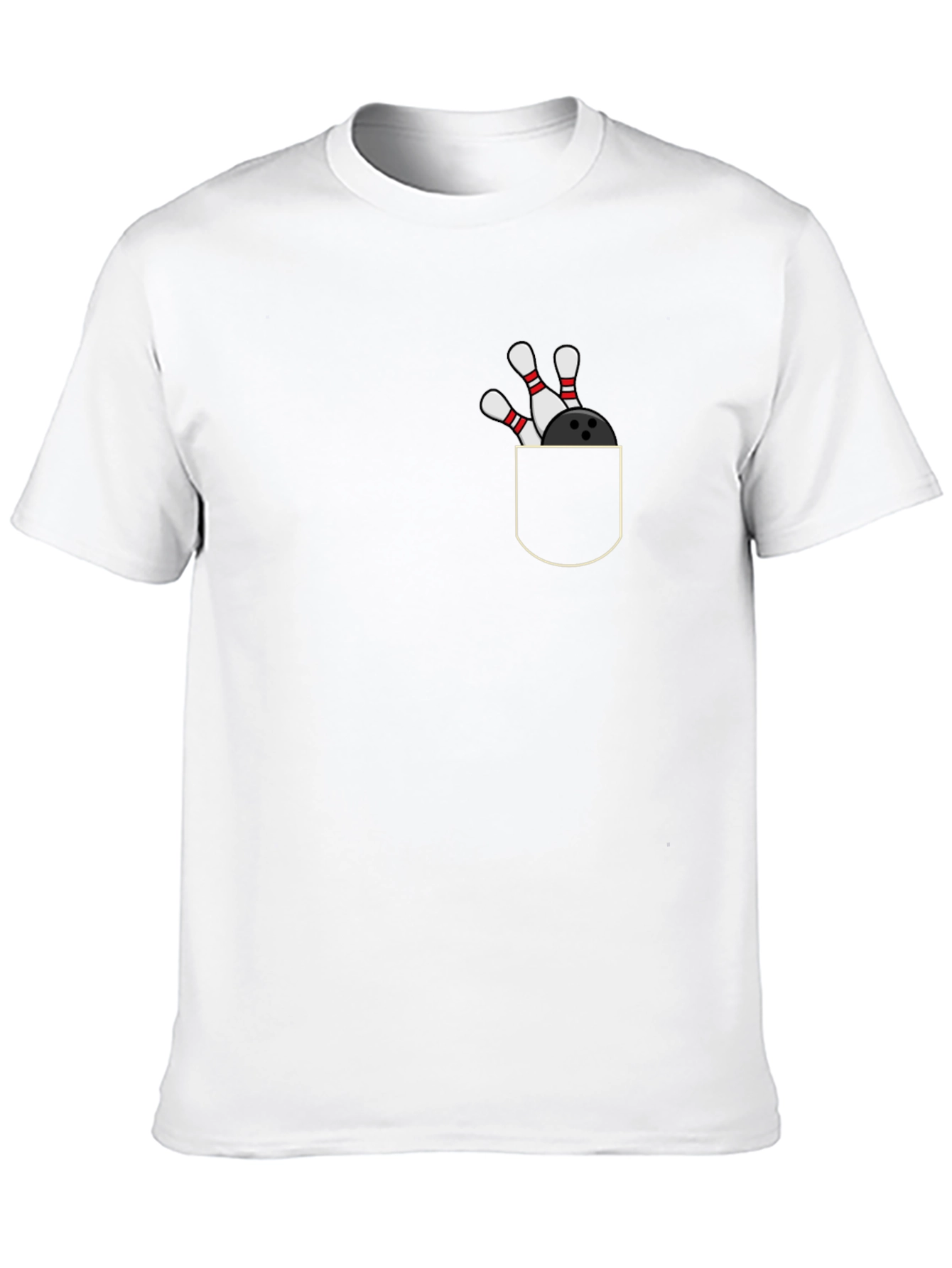 Bowling Pocket T-Shirt - Strike Style!