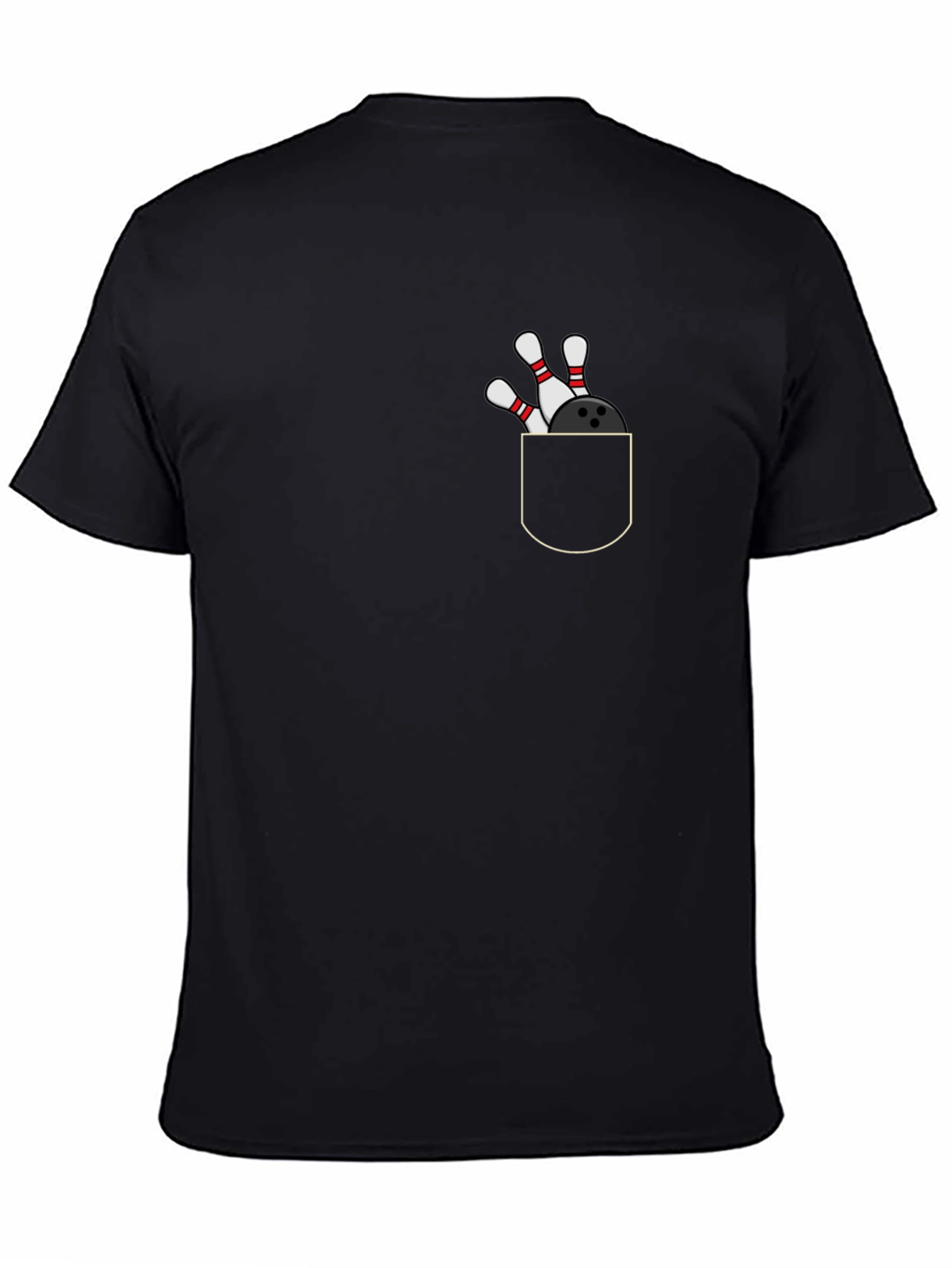 Bowling Pocket T-Shirt - Strike Style!