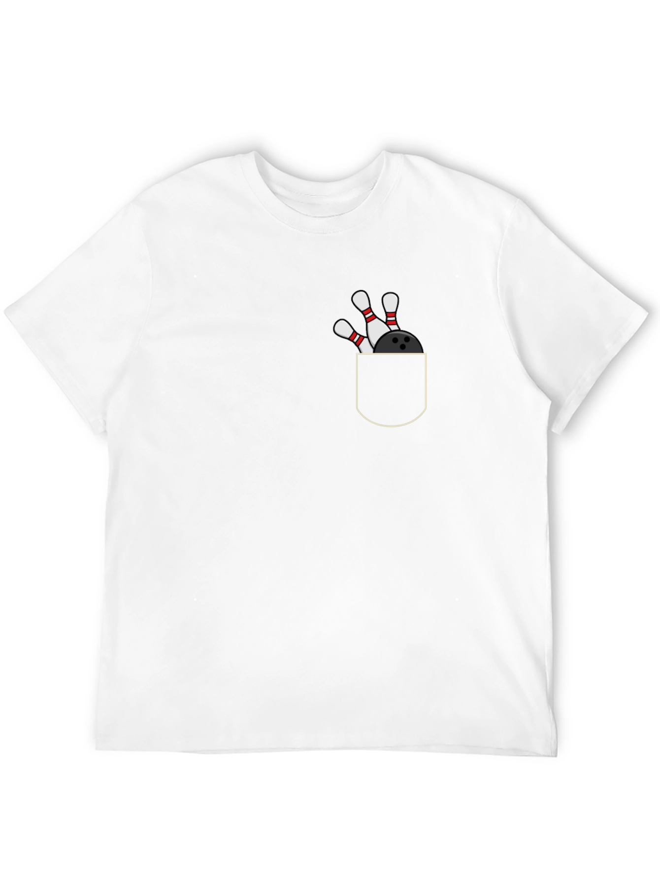 Bowling Pocket T-Shirt - Strike Style!