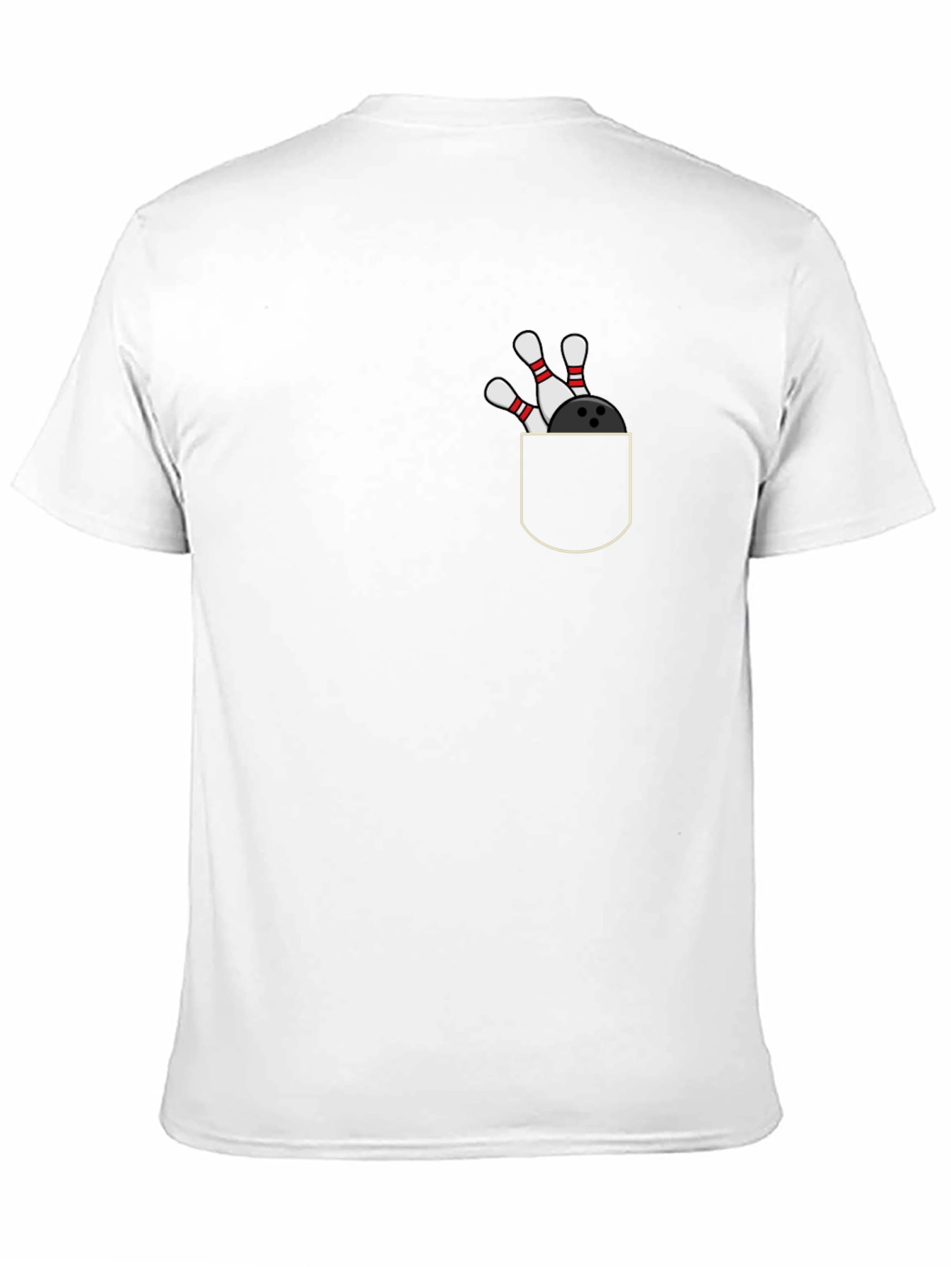 Bowling Pocket T-Shirt - Strike Style!