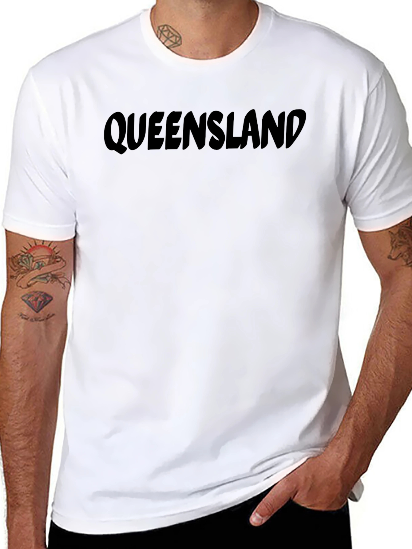 Queensland Graphic Tee - Soft Cotton Casual Shirt