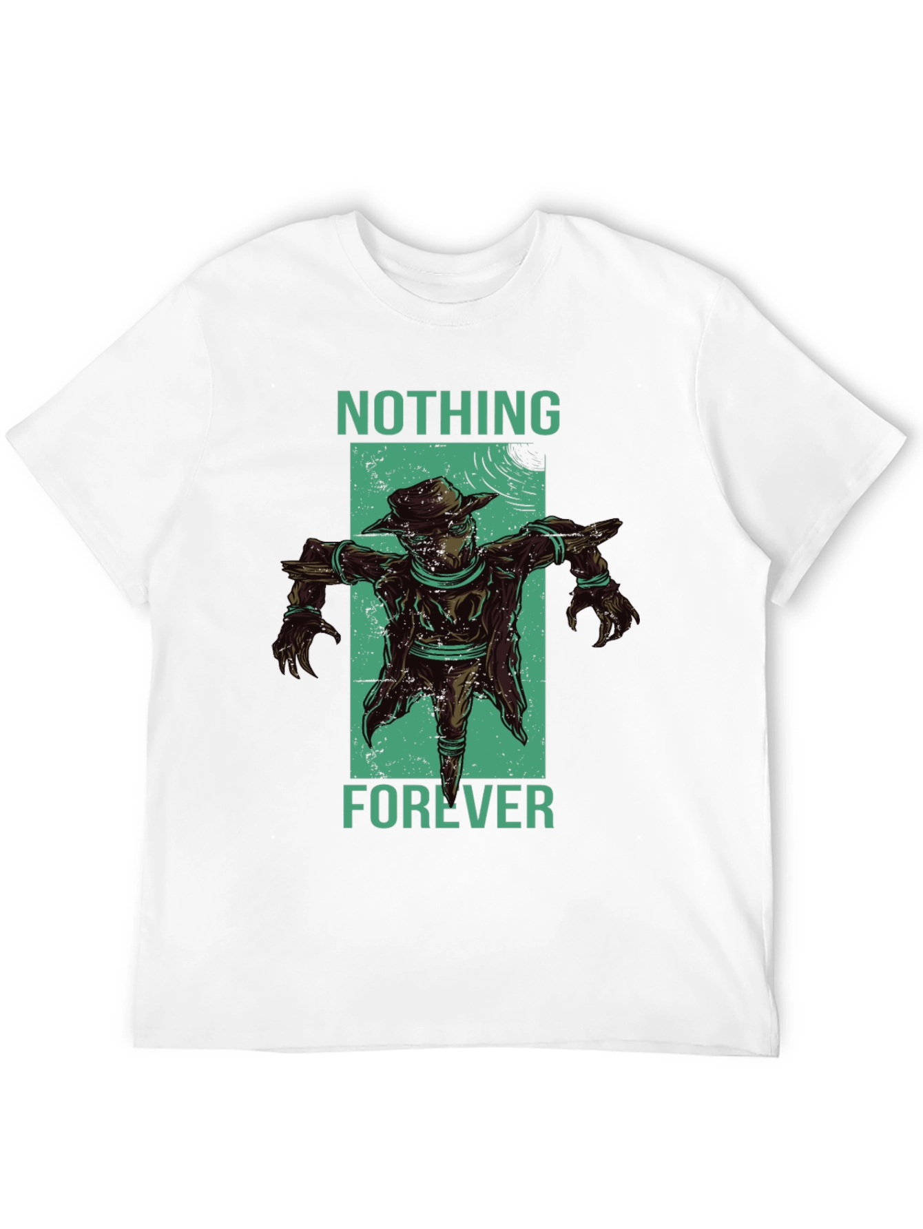 Nothing Forever Scarecrow Graphic T-Shirt