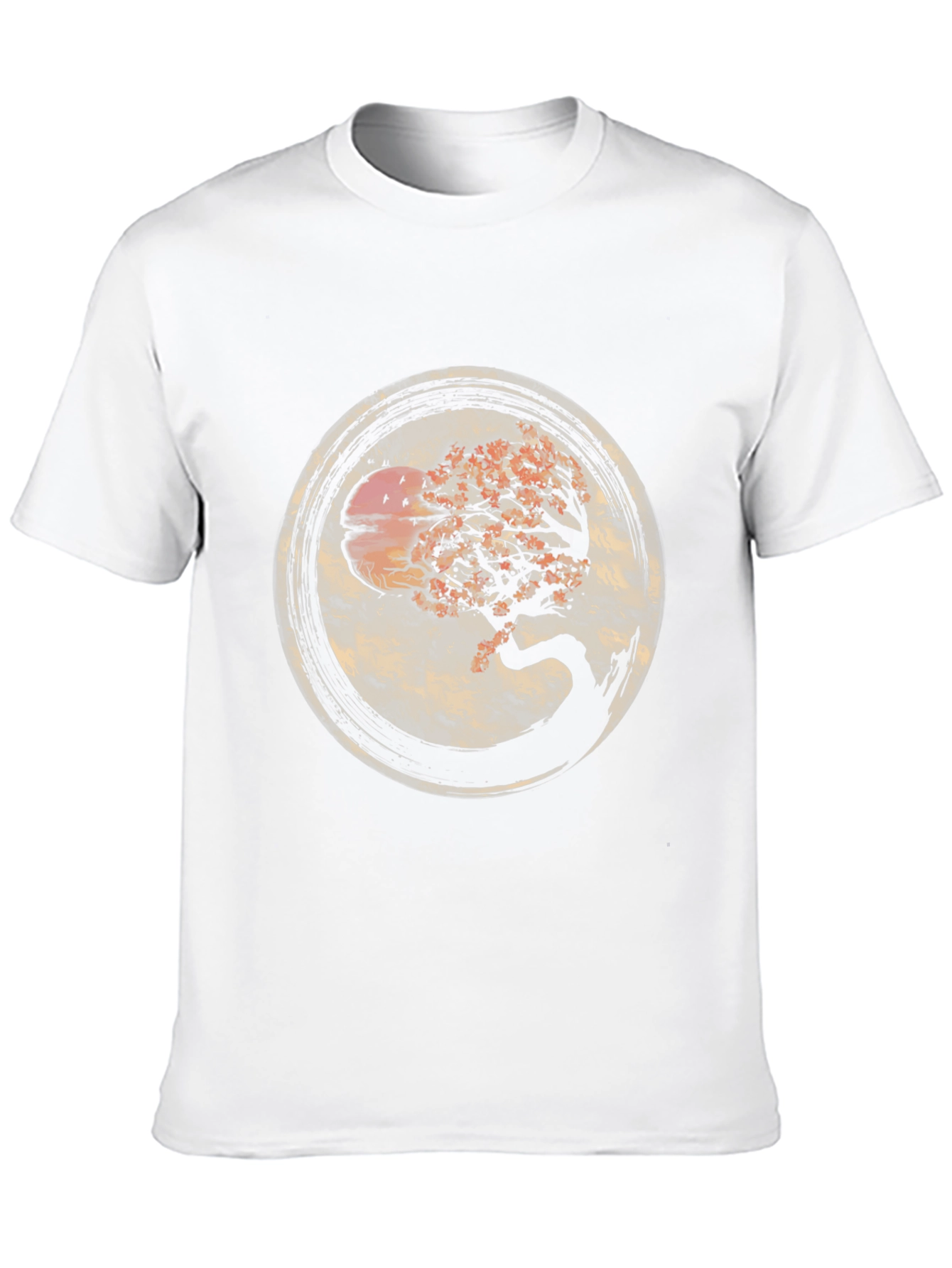 Bonsai Tree Graphic Tee - Nature Inspired Mens T-Shirt