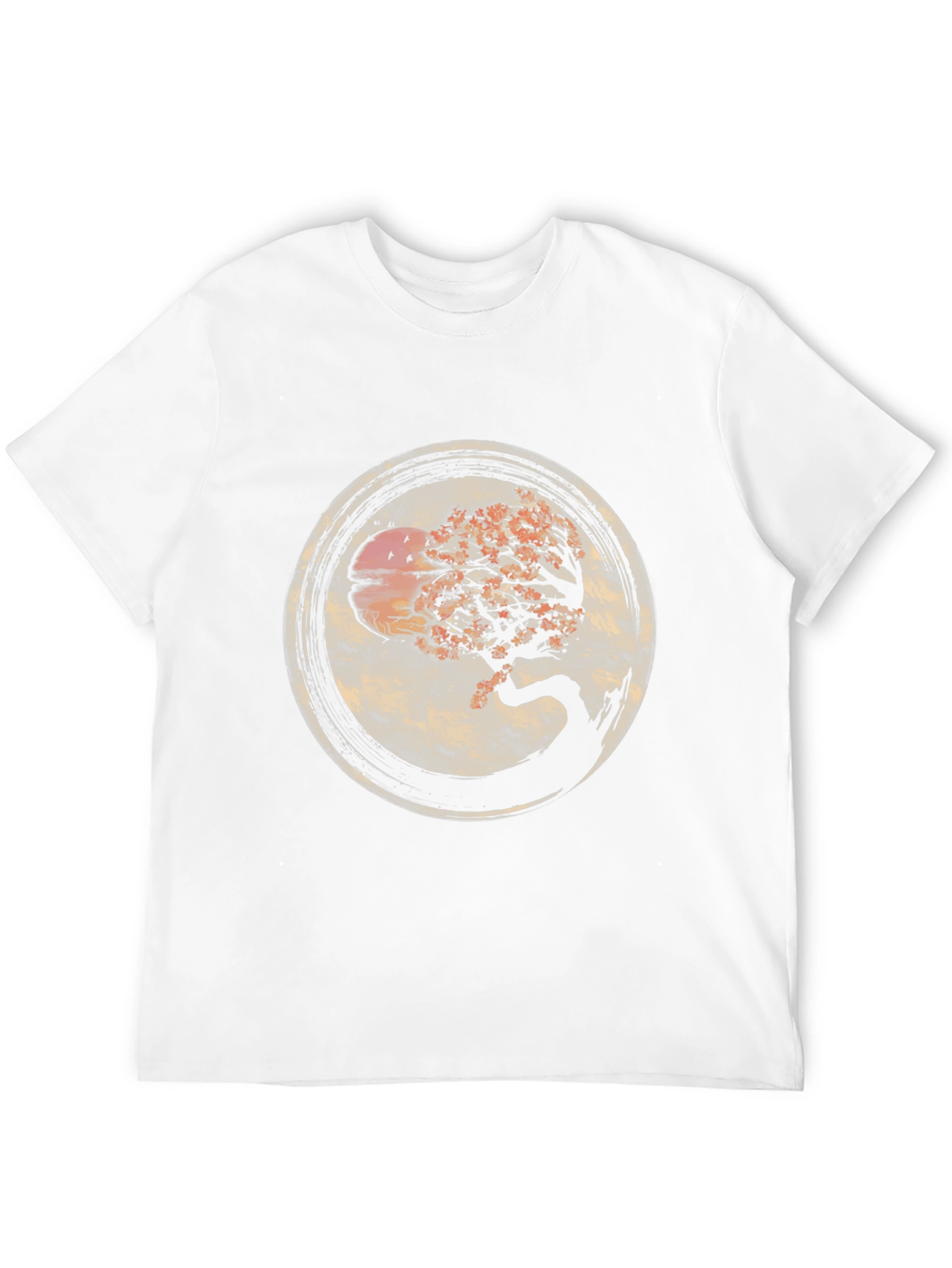 Bonsai Tree Graphic Tee - Nature Inspired Mens T-Shirt