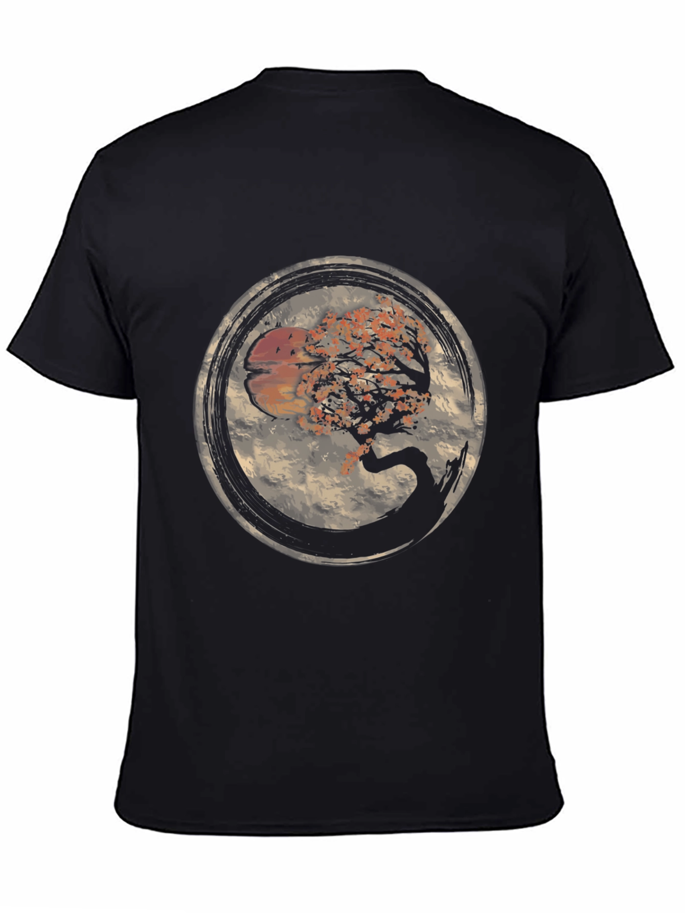 Bonsai Tree Graphic Tee - Nature Inspired Mens T-Shirt