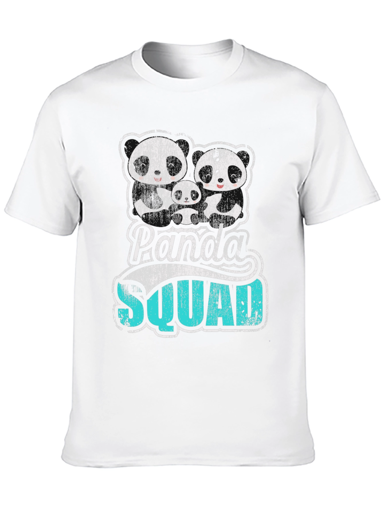 Panda Squad Graphic Tee - Cute Family T-Shirt
