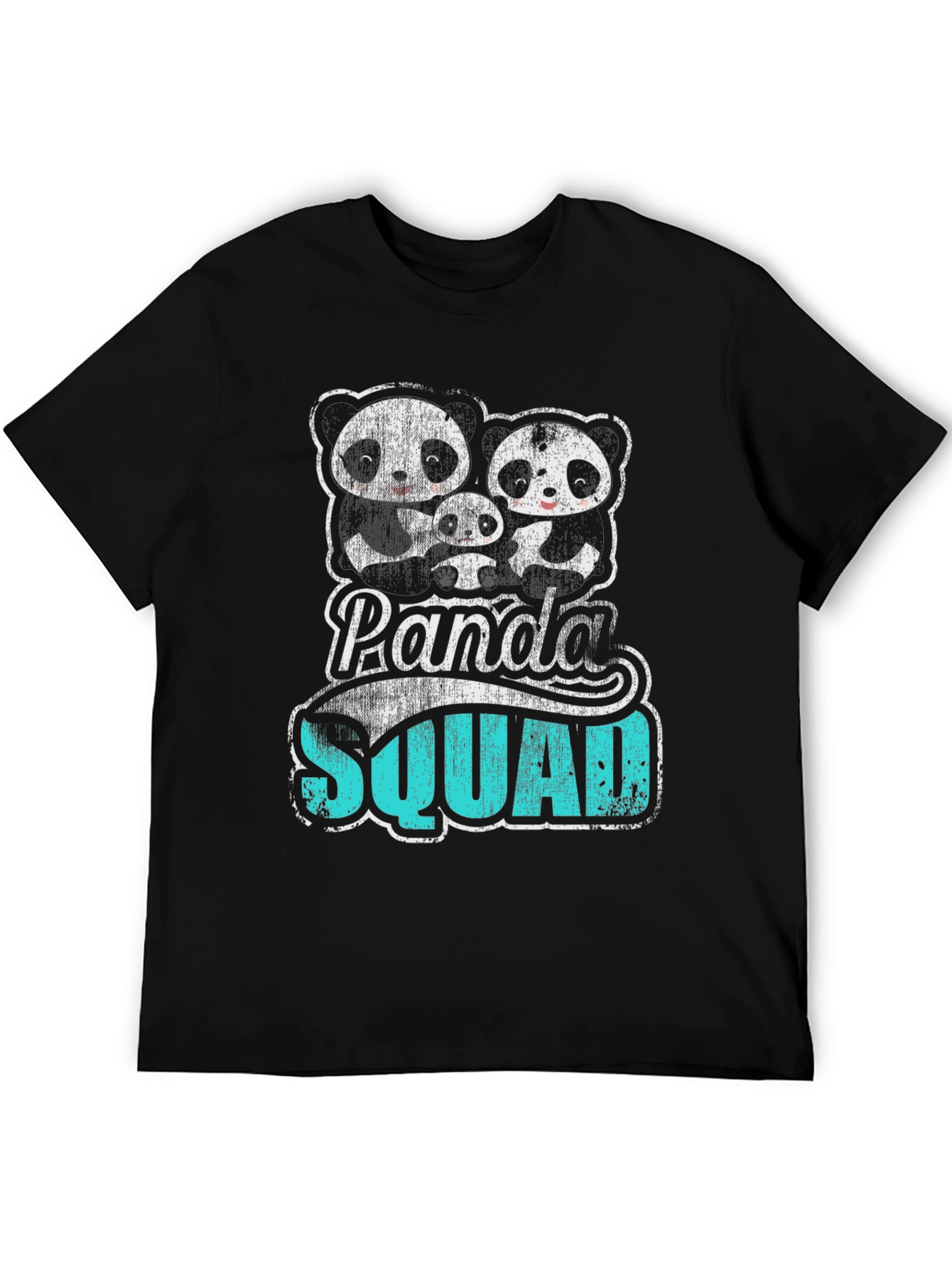 Panda Squad Graphic Tee - Cute Family T-Shirt