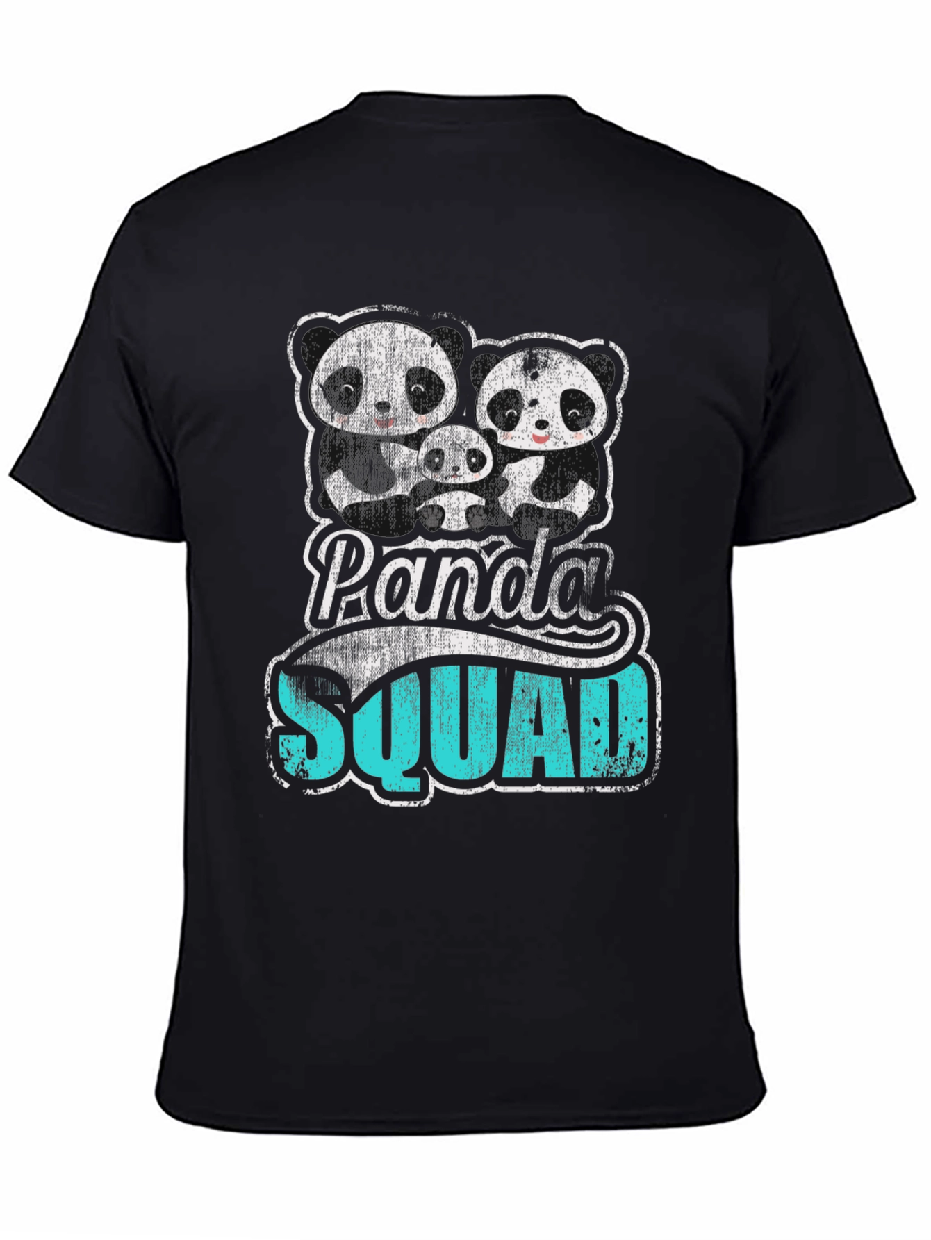 Panda Squad Graphic Tee - Cute Family T-Shirt