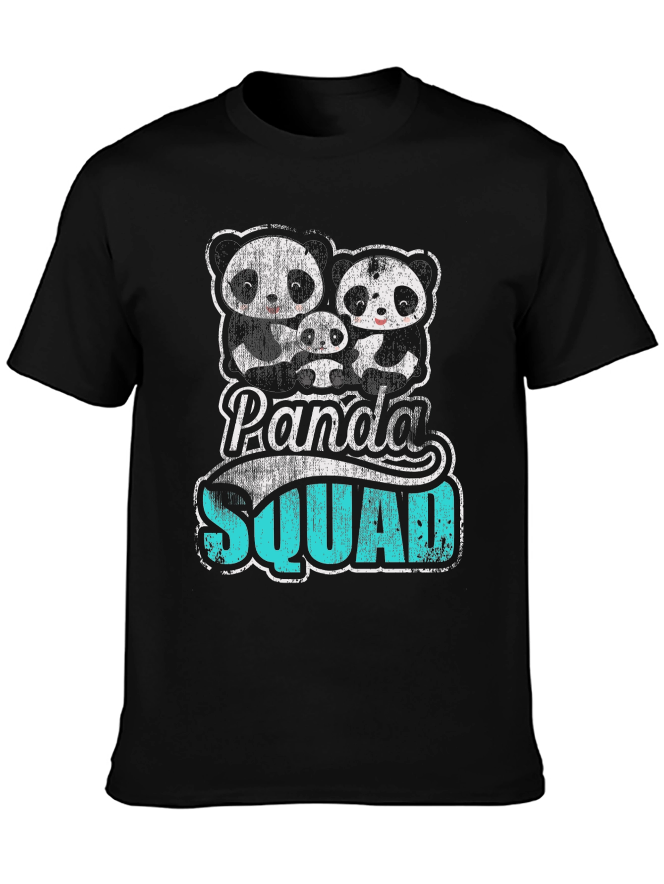 Panda Squad Graphic Tee - Cute Family T-Shirt
