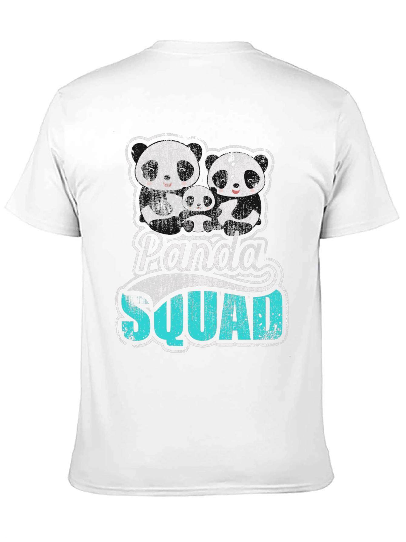 Panda Squad Graphic Tee - Cute Family T-Shirt