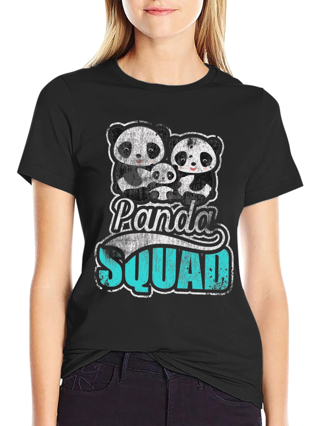 Panda Squad Graphic Tee - Cute Family T-Shirt