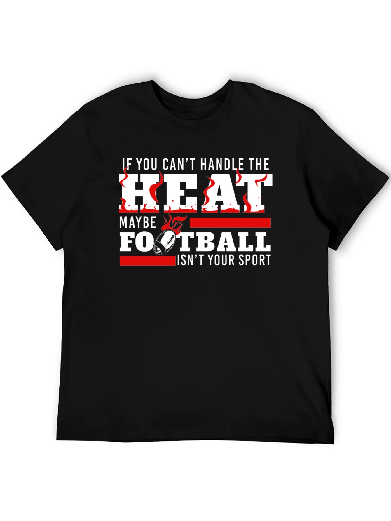 Heat Football Graphic Tee - Black