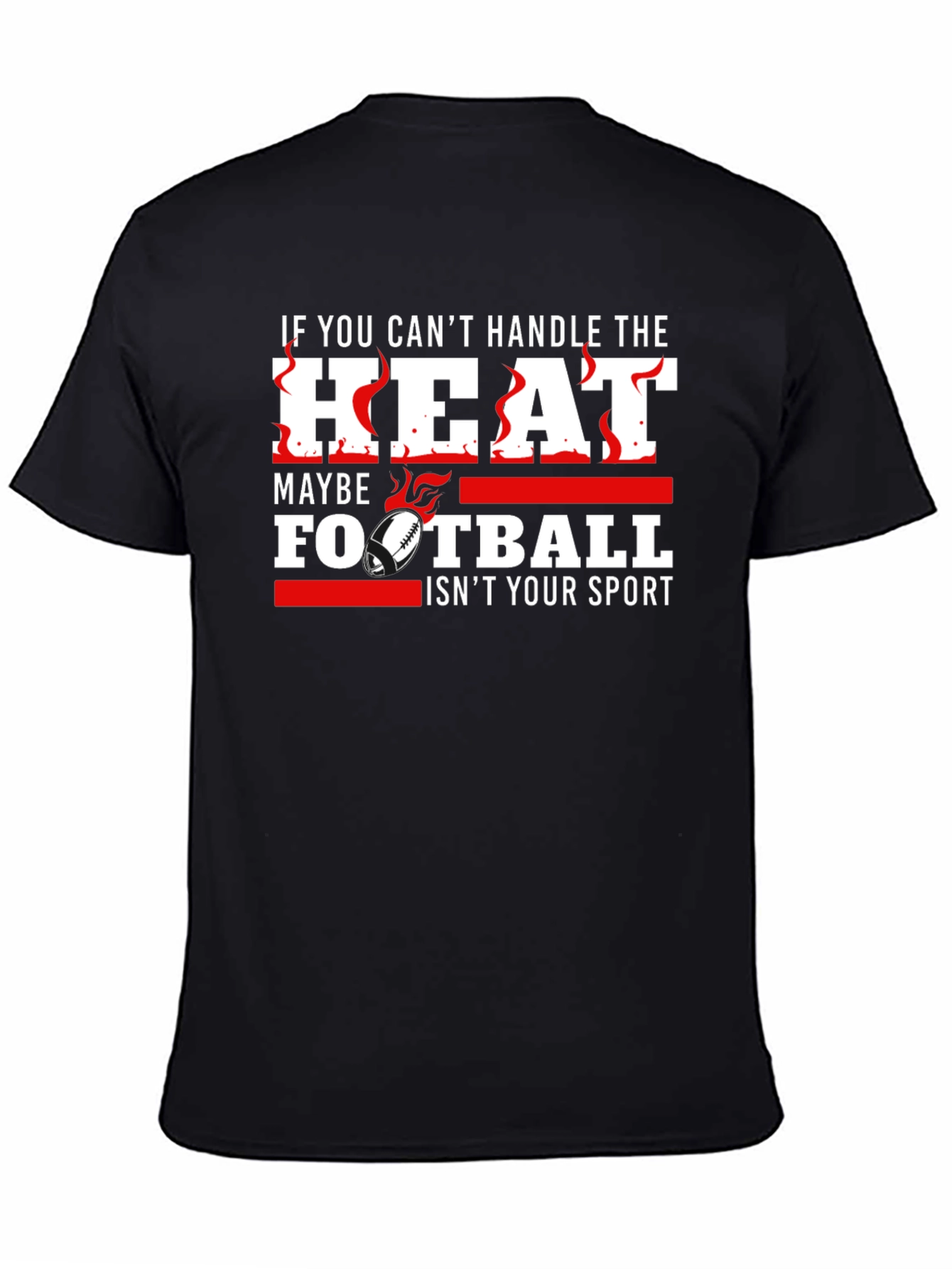 Heat Football Graphic Tee - Black