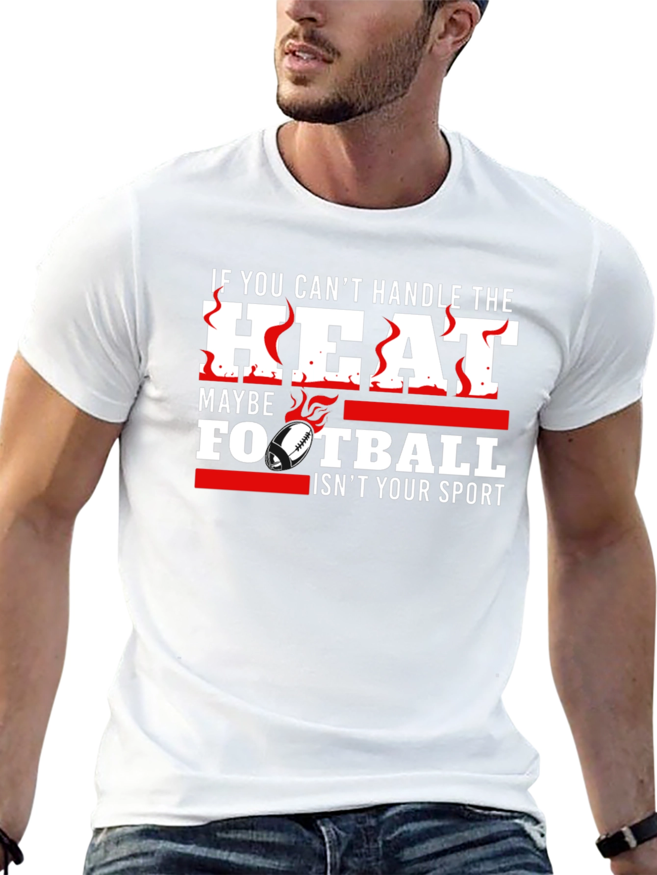 Heat Football Graphic Tee - Black