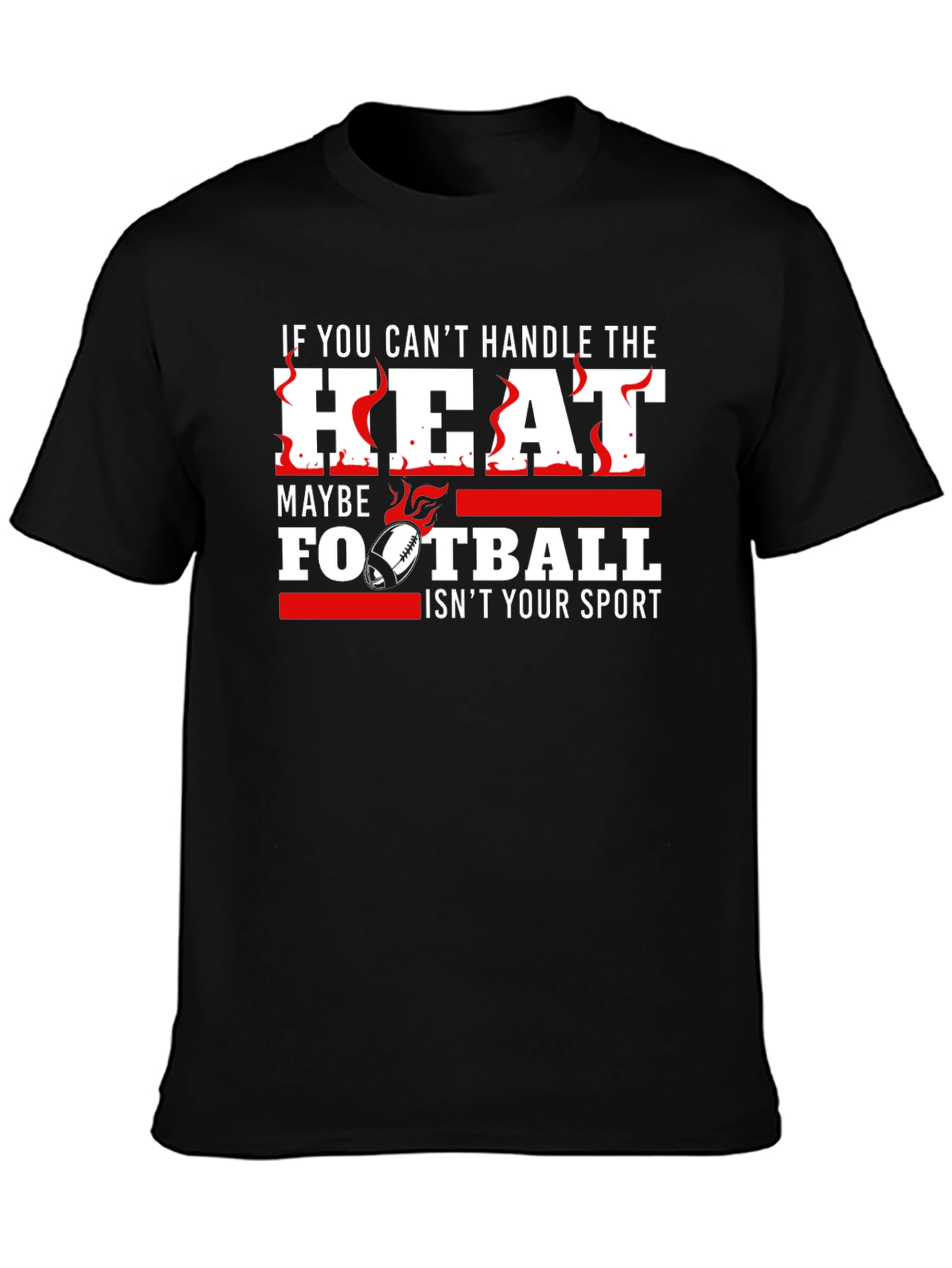 Heat Football Graphic Tee - Black