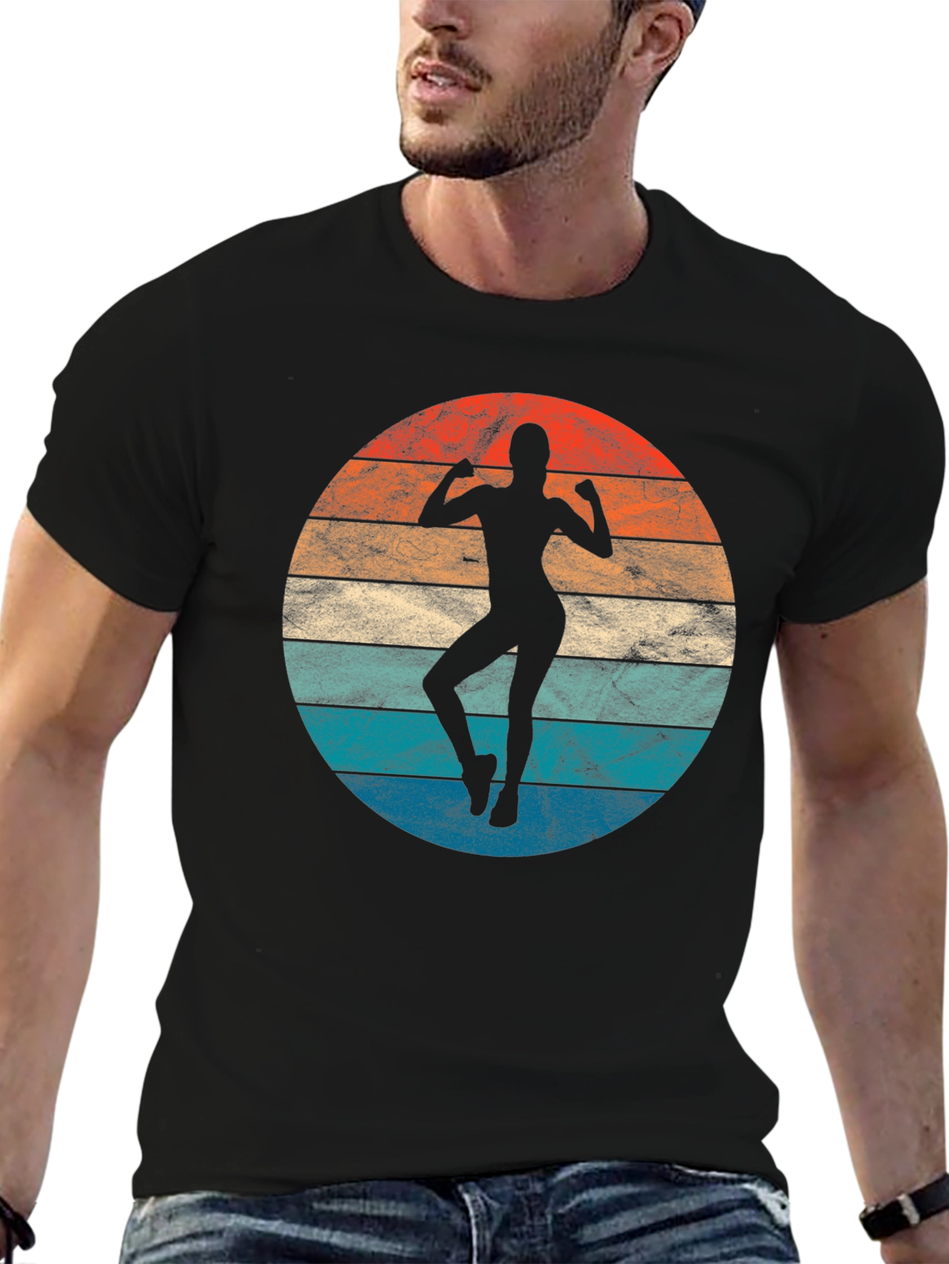 Retro Fitness T-Shirt - Gym Workout Tee