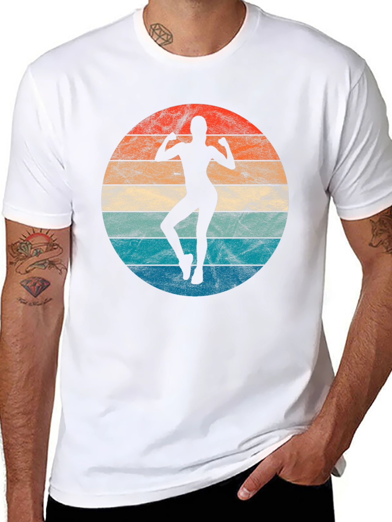 Retro Fitness T-Shirt - Gym Workout Tee