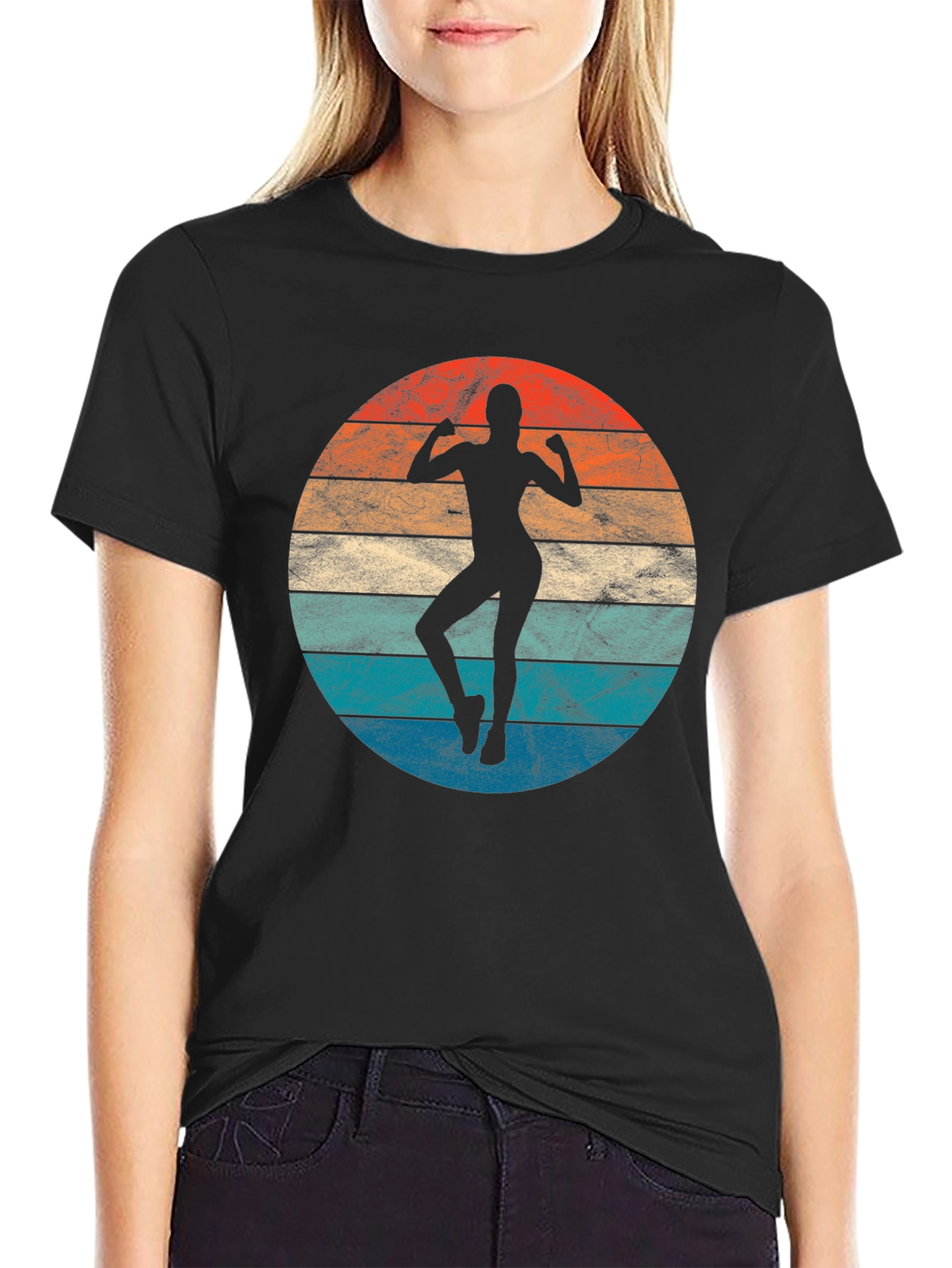 Retro Fitness T-Shirt - Gym Workout Tee