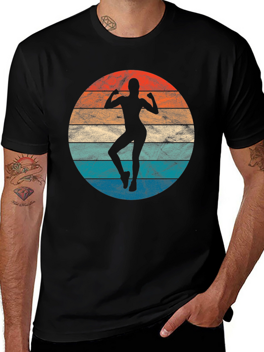 Retro Fitness T-Shirt - Gym Workout Tee