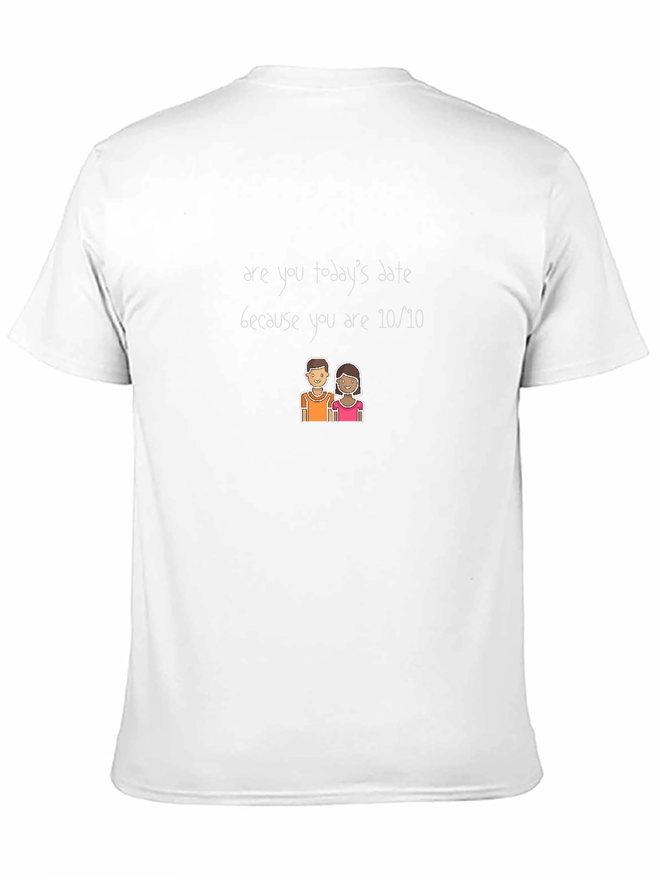 Funny 10/10 Date Black T-Shirt