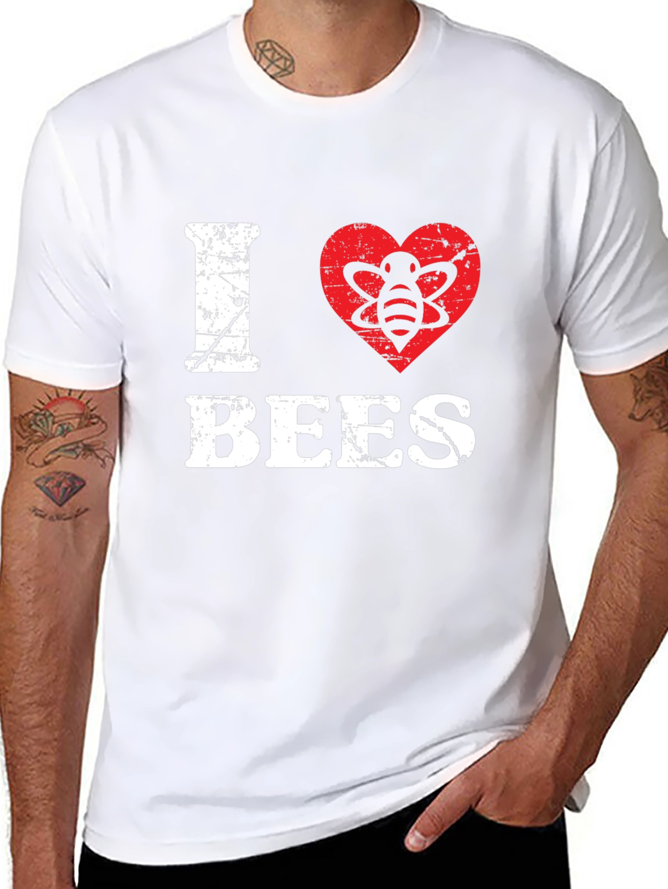 I Heart Bees Graphic T-Shirt