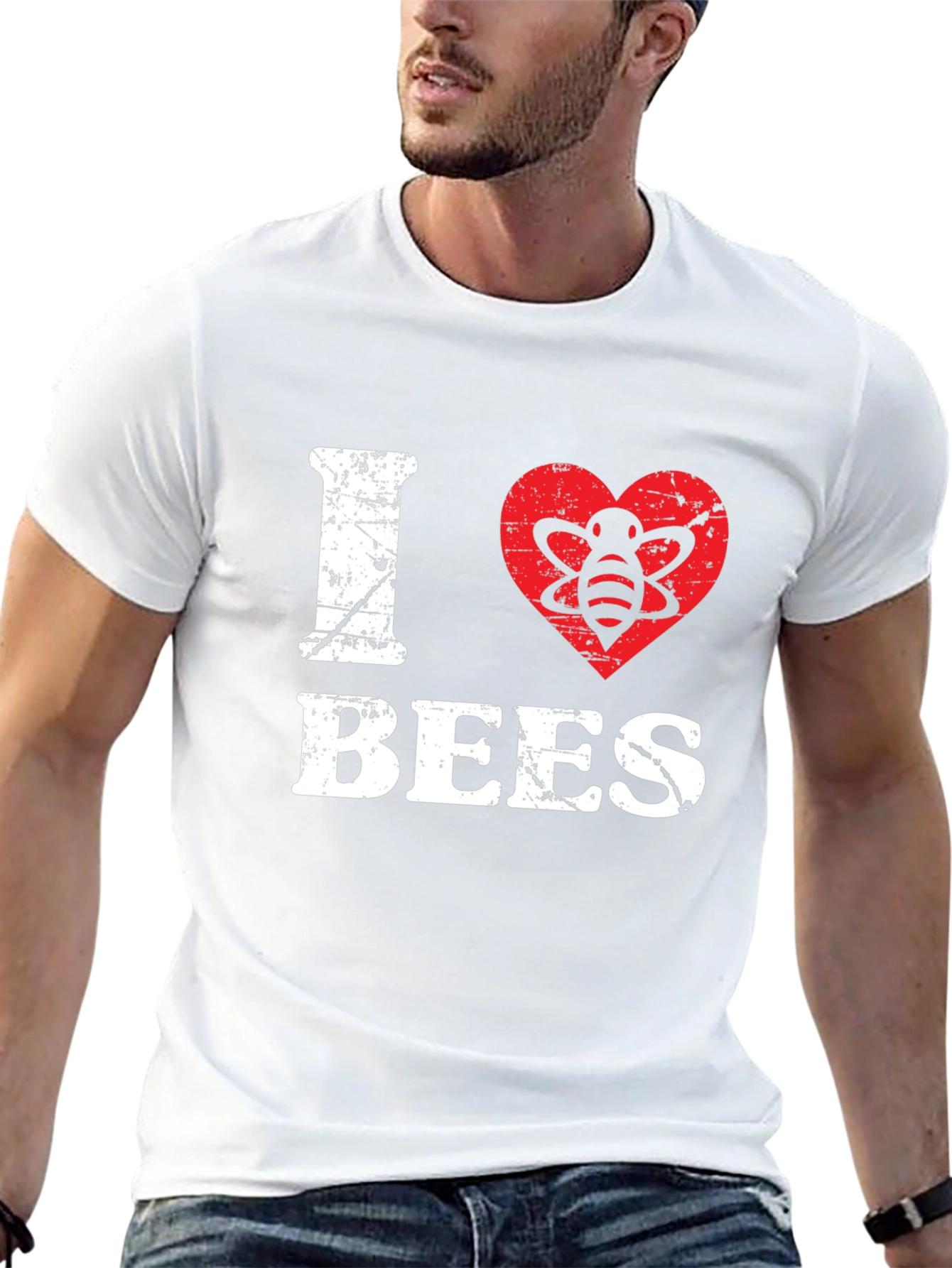 I Heart Bees Graphic T-Shirt