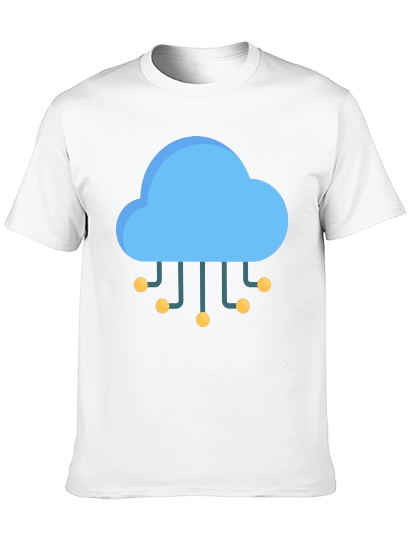 Cloud Tech Black T-Shirt