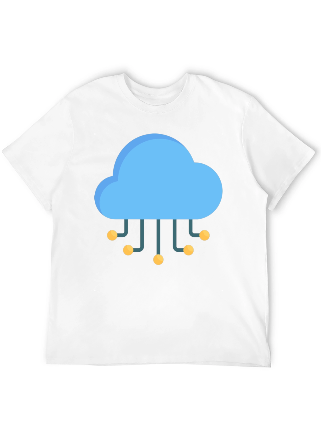 Cloud Tech Black T-Shirt