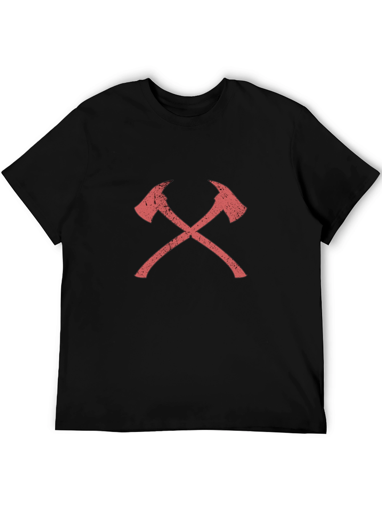 Firefighter Axe Graphic Tee - Black