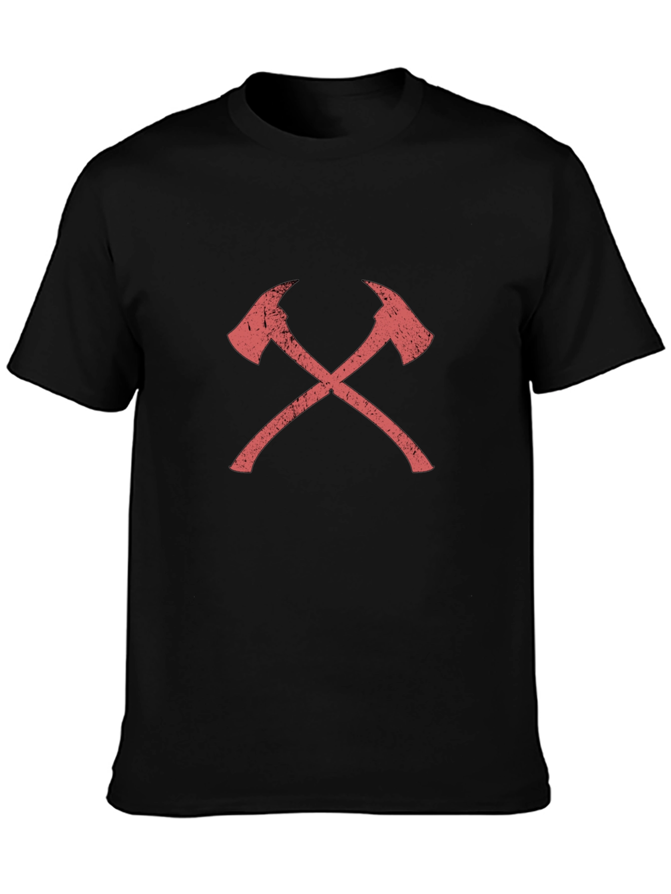 Firefighter Axe Graphic Tee - Black