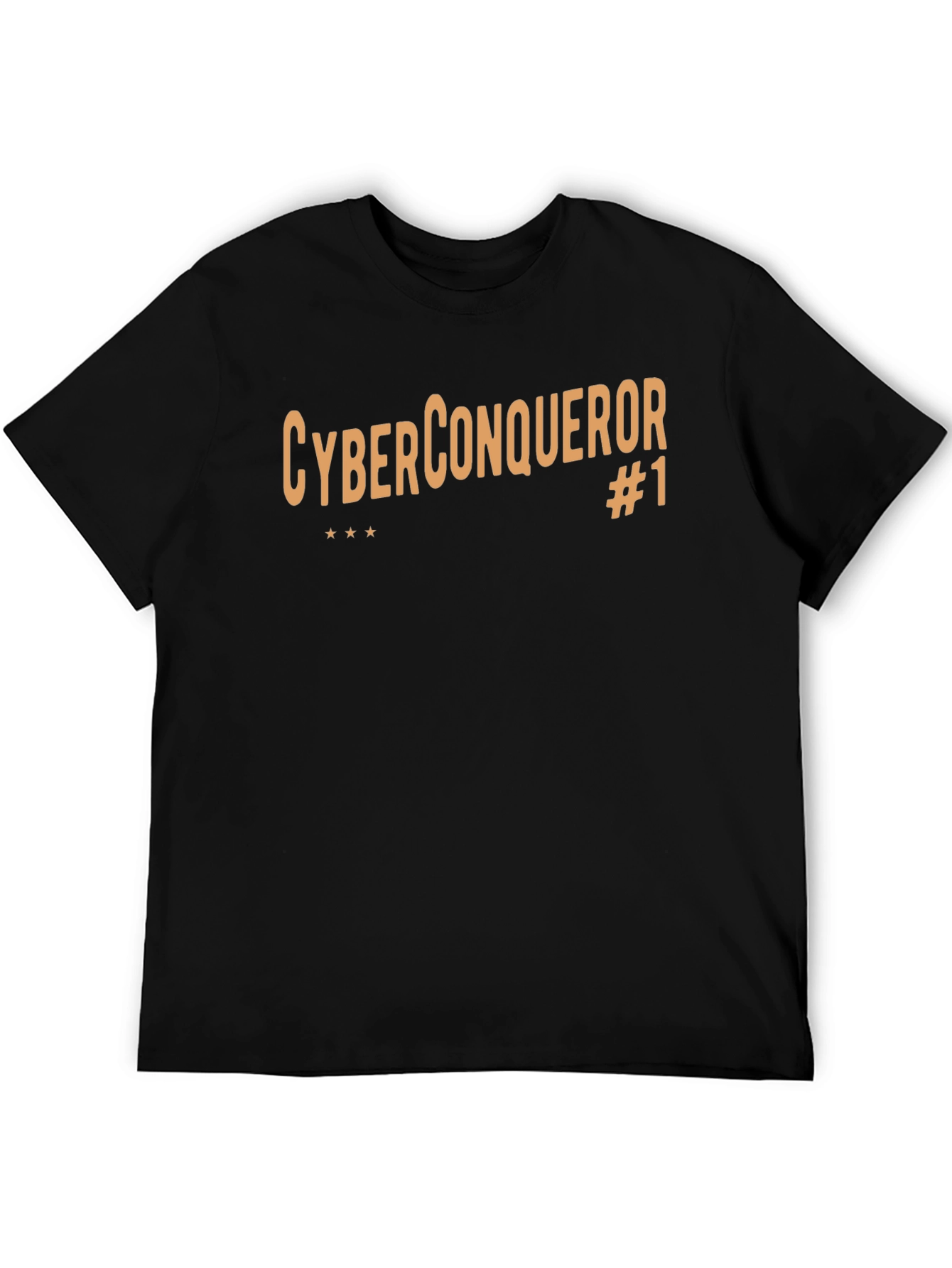 Cyber Conqueror #1 Black T-Shirt