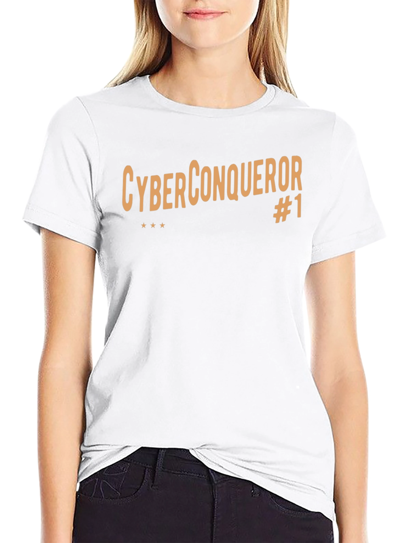 Cyber Conqueror #1 Black T-Shirt
