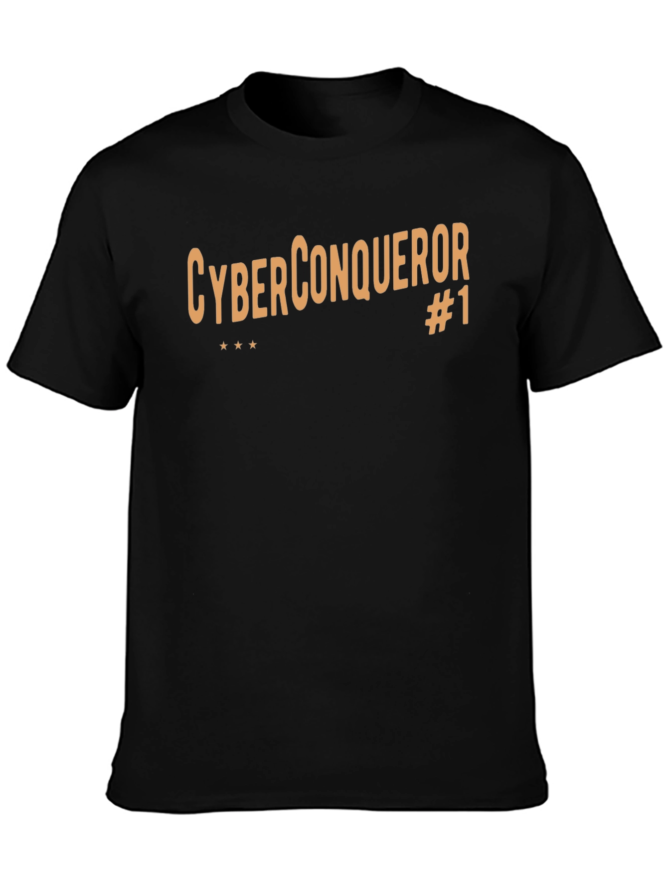 Cyber Conqueror #1 Black T-Shirt
