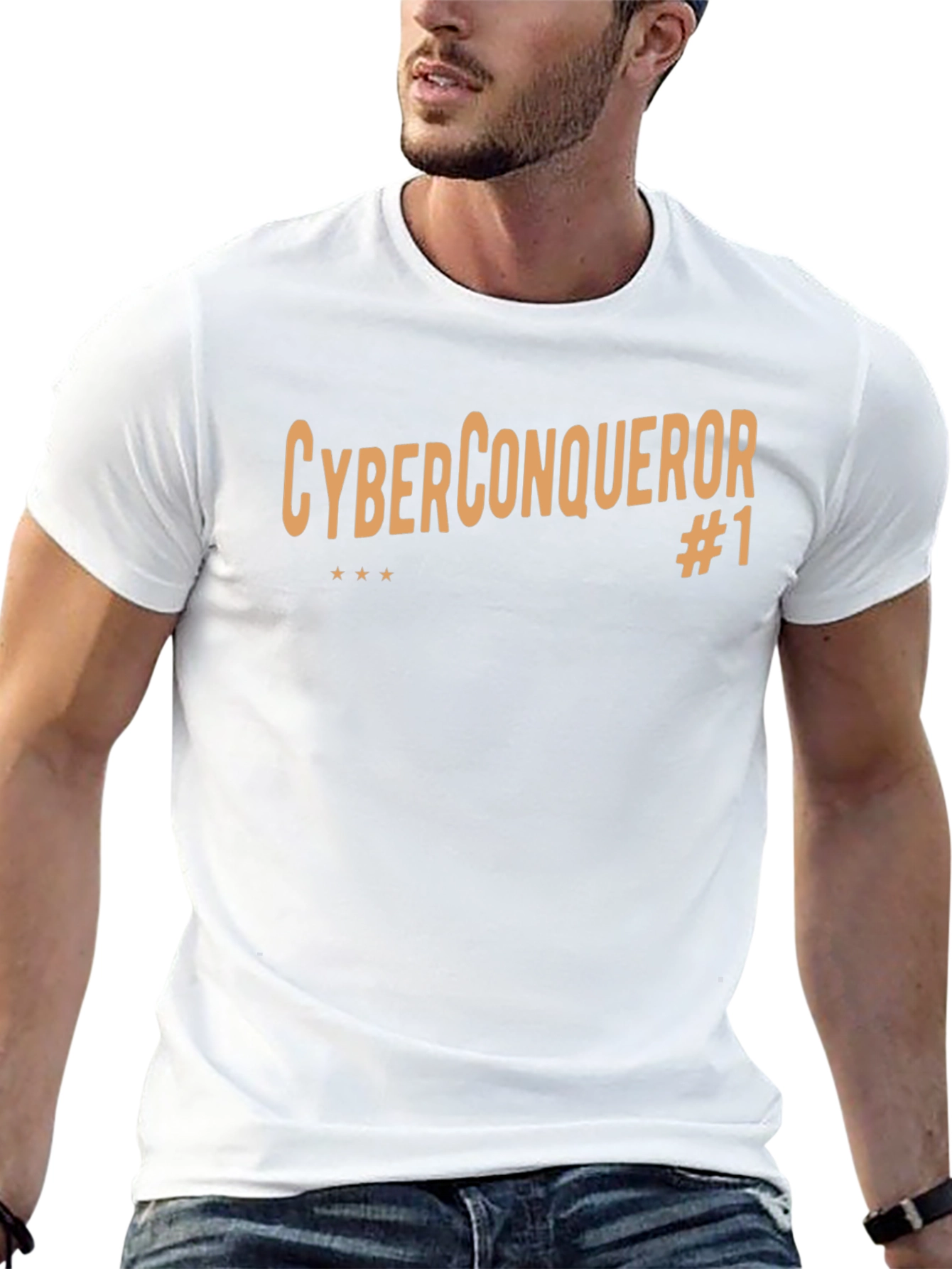 Cyber Conqueror #1 Black T-Shirt