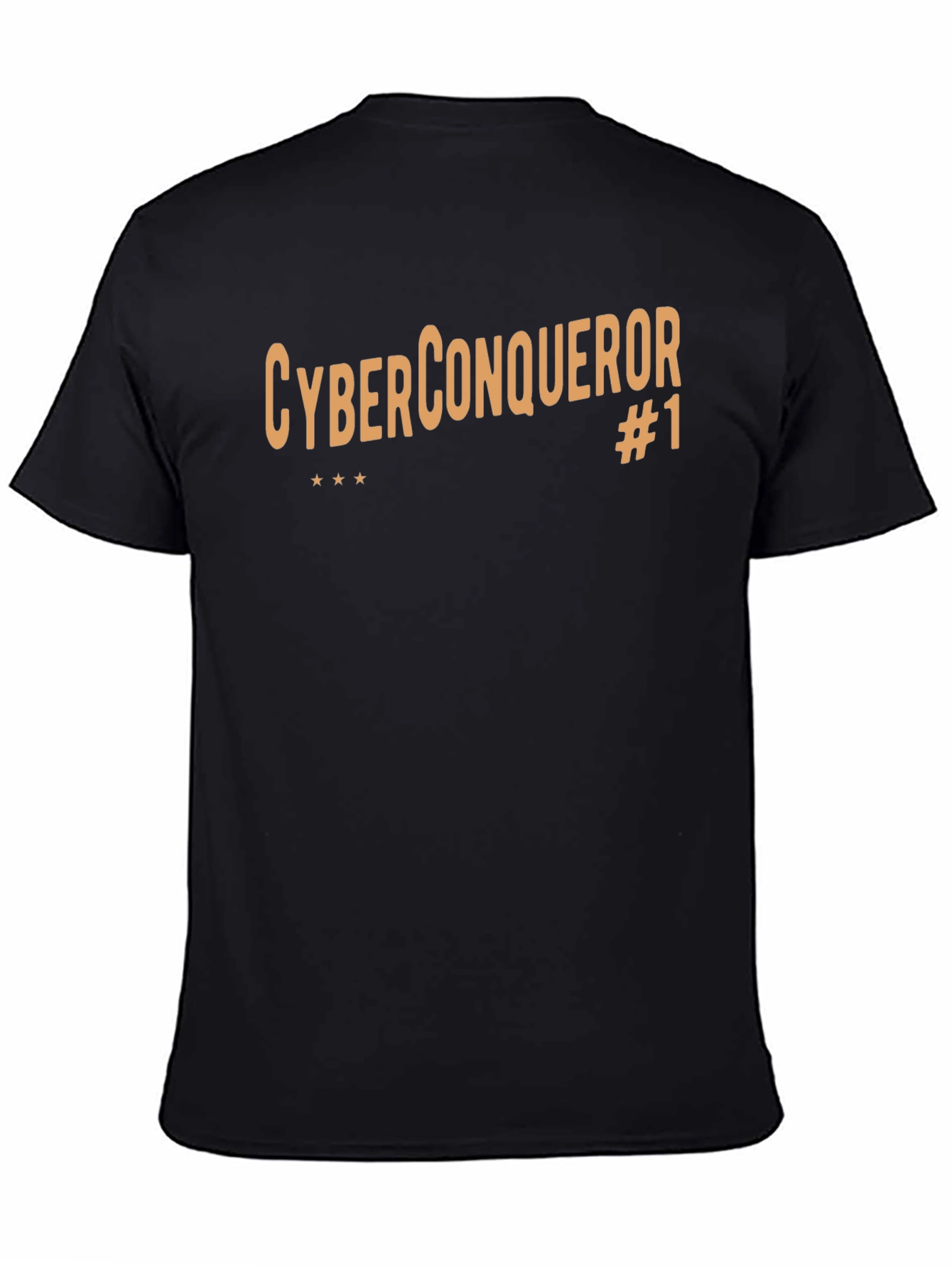 Cyber Conqueror #1 Black T-Shirt