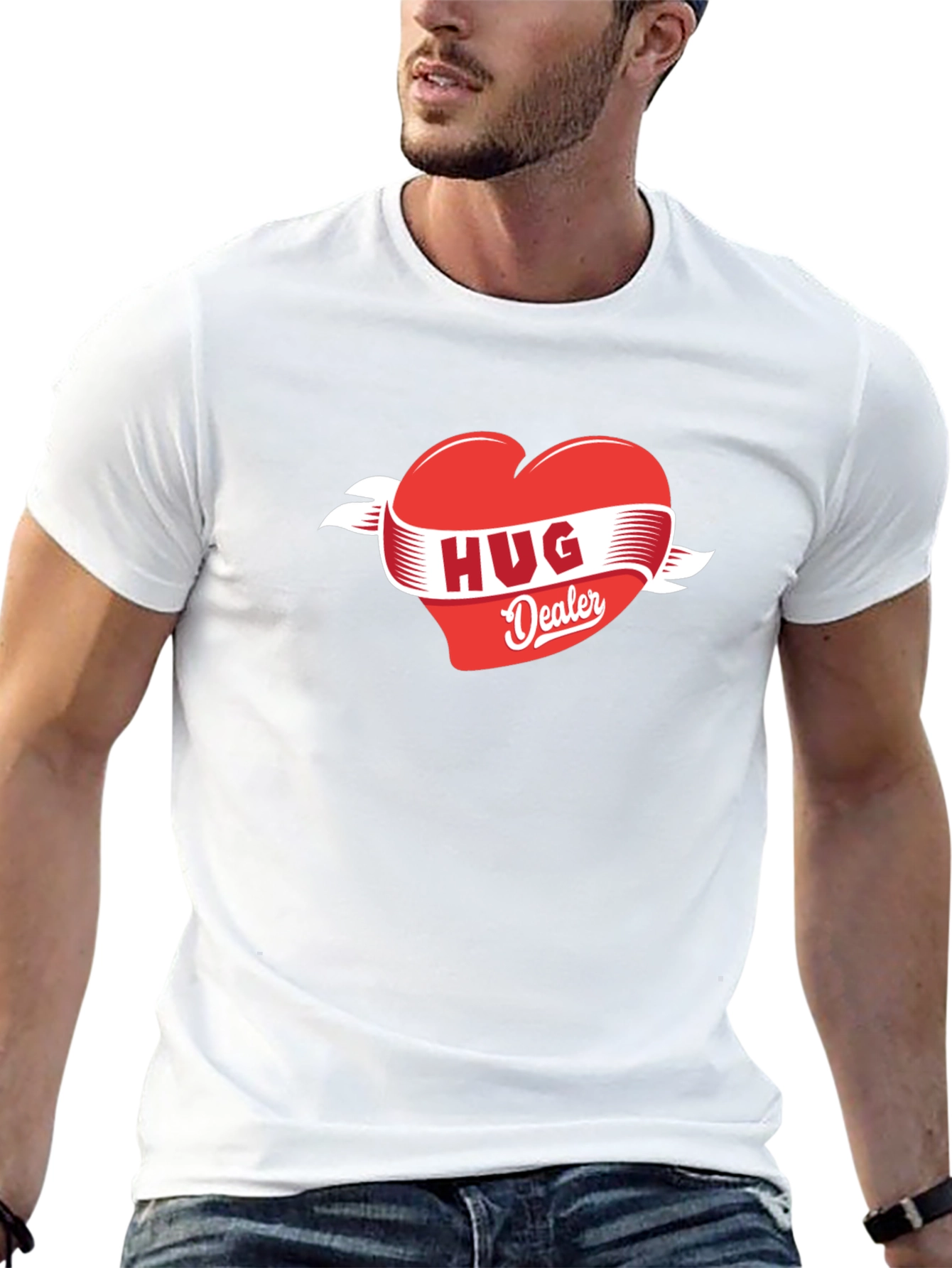 Hug Dealer Graphic T-Shirt -  Comfortable Fit