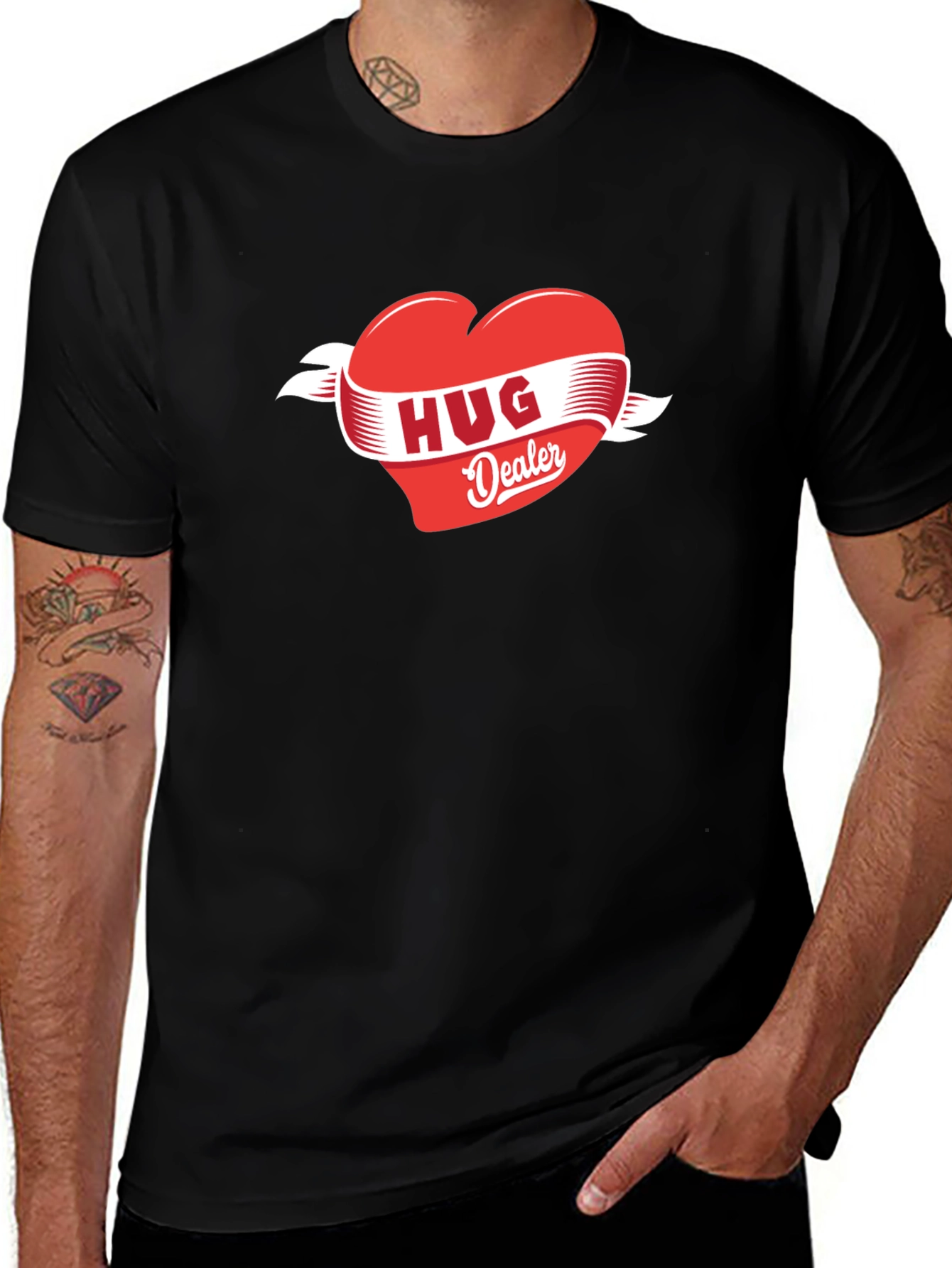 Hug Dealer Graphic T-Shirt -  Comfortable Fit