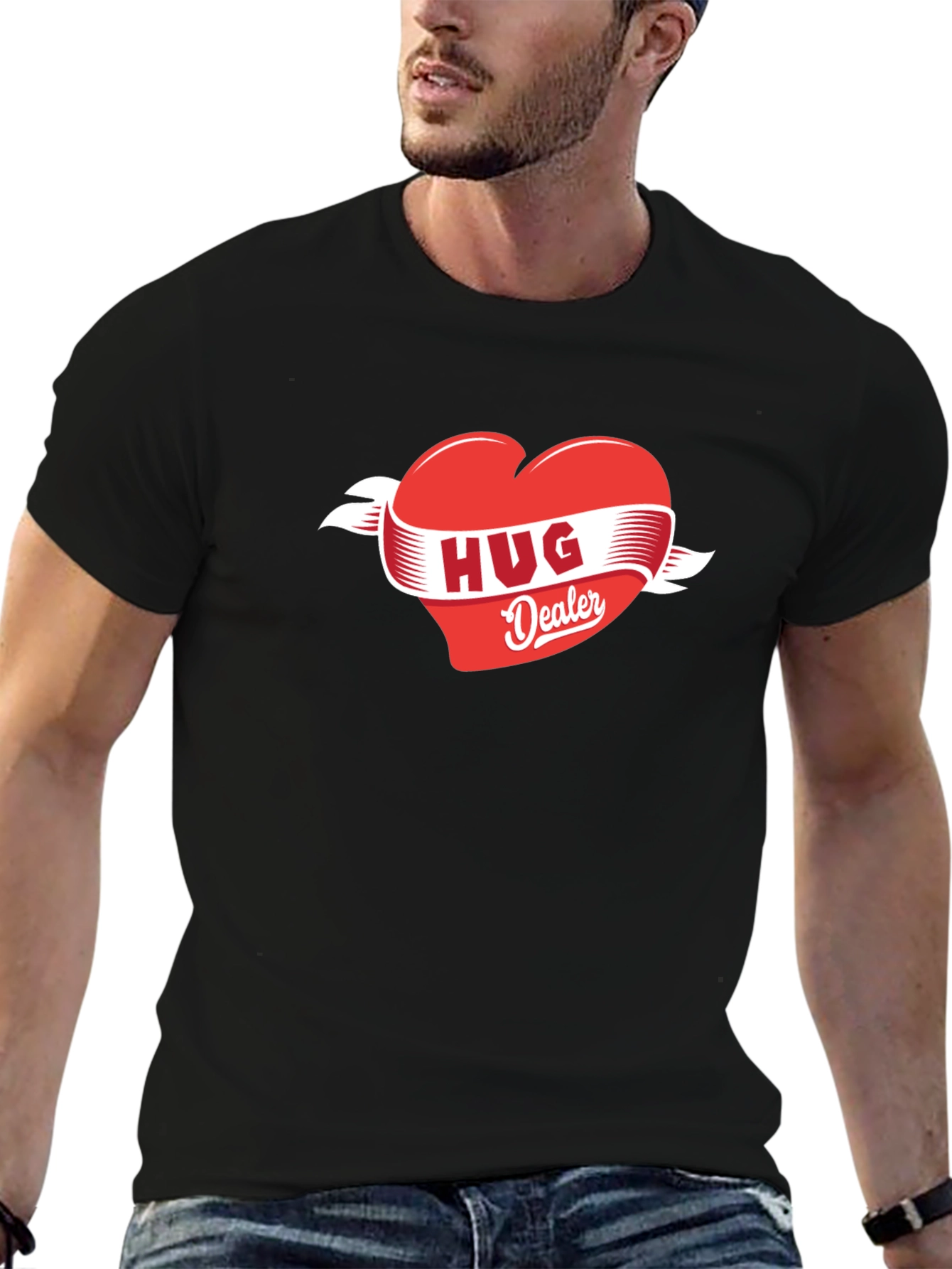 Hug Dealer Graphic T-Shirt -  Comfortable Fit
