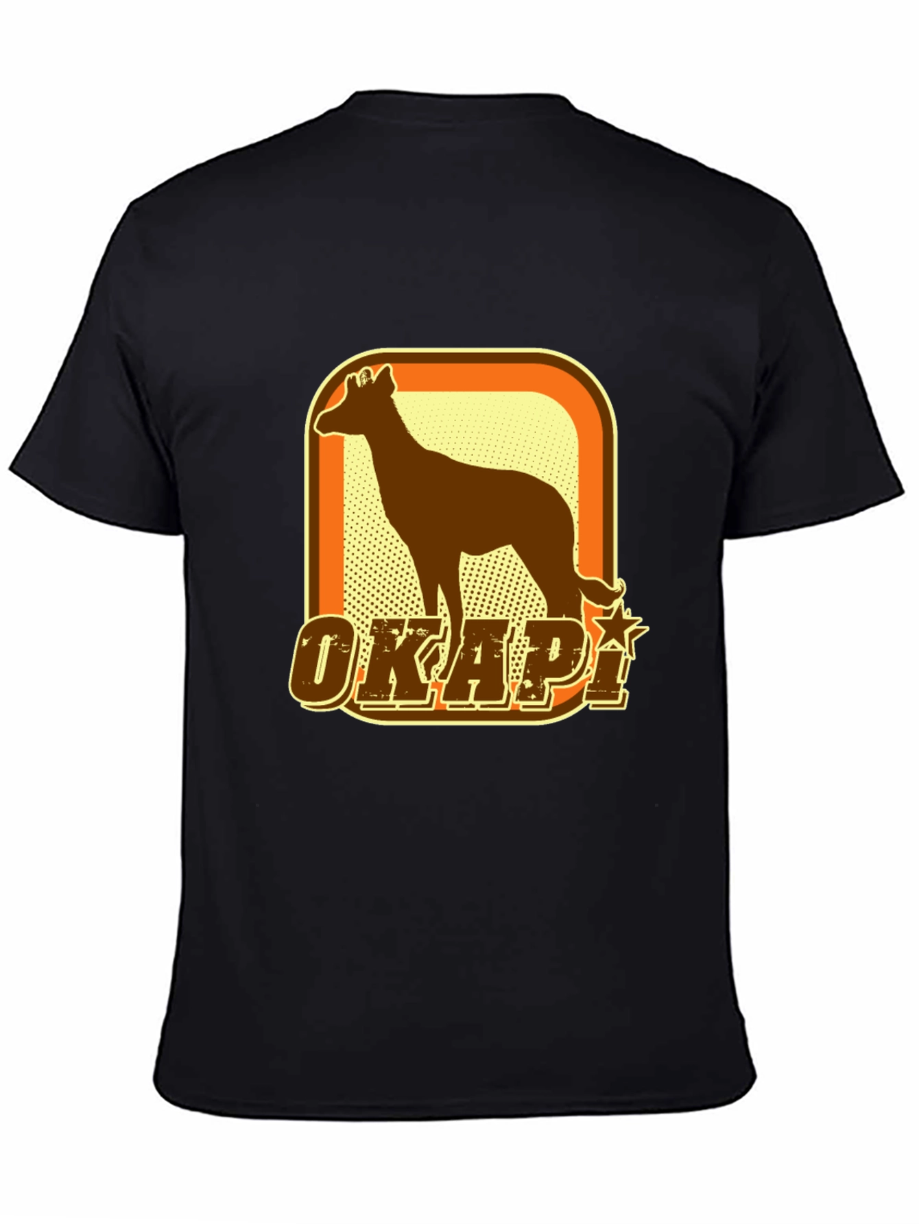 Okapi Graphic T-Shirt - Retro Style