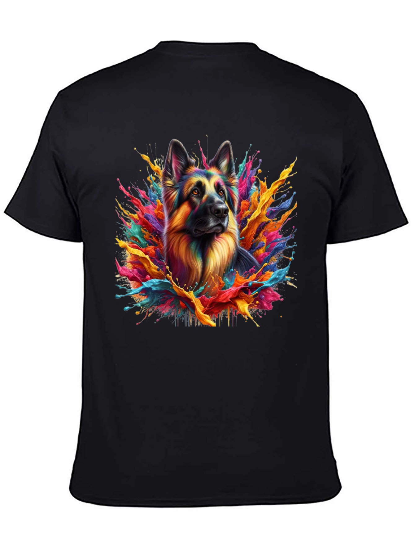 Colorful German Shepherd T-Shirt