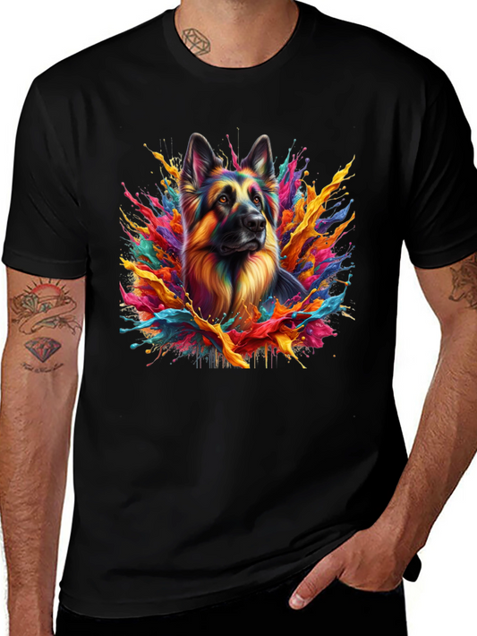 Colorful German Shepherd T-Shirt