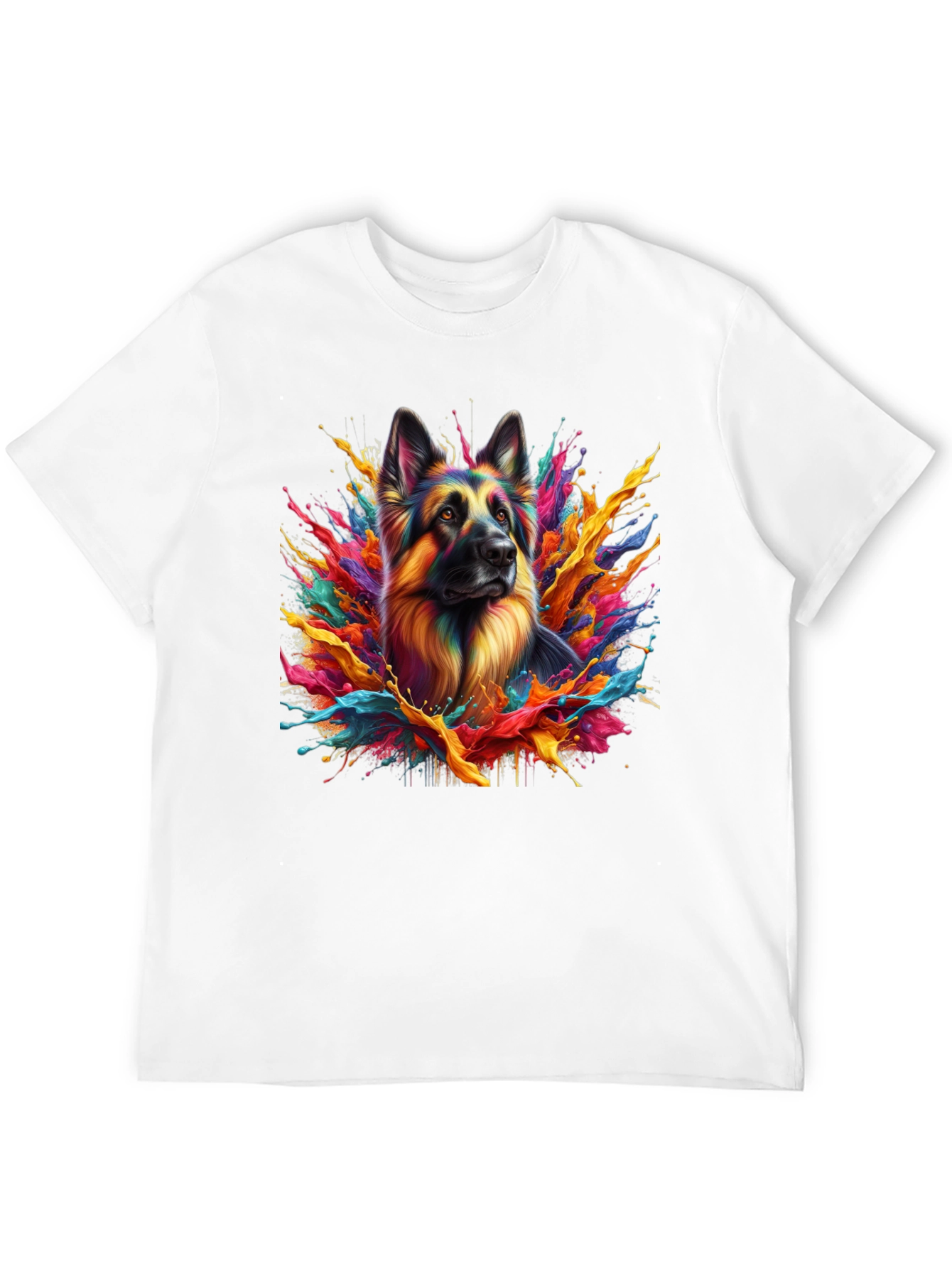 Colorful German Shepherd T-Shirt