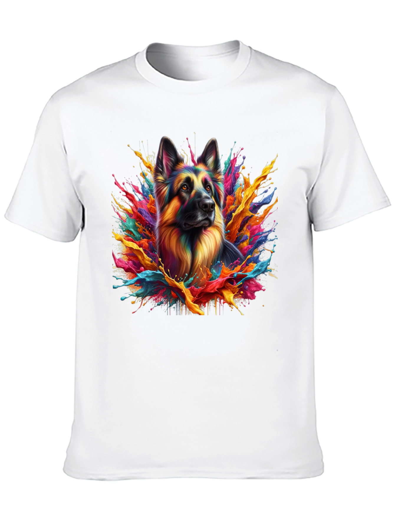 Colorful German Shepherd T-Shirt