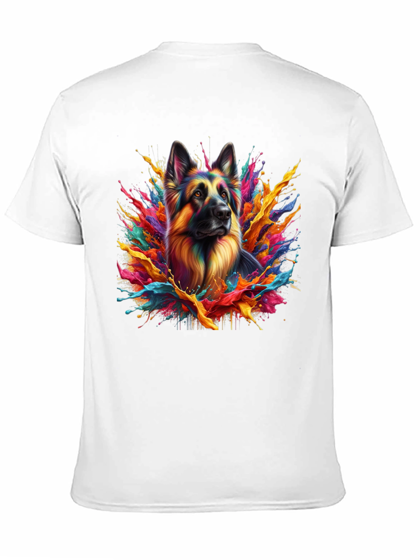 Colorful German Shepherd T-Shirt