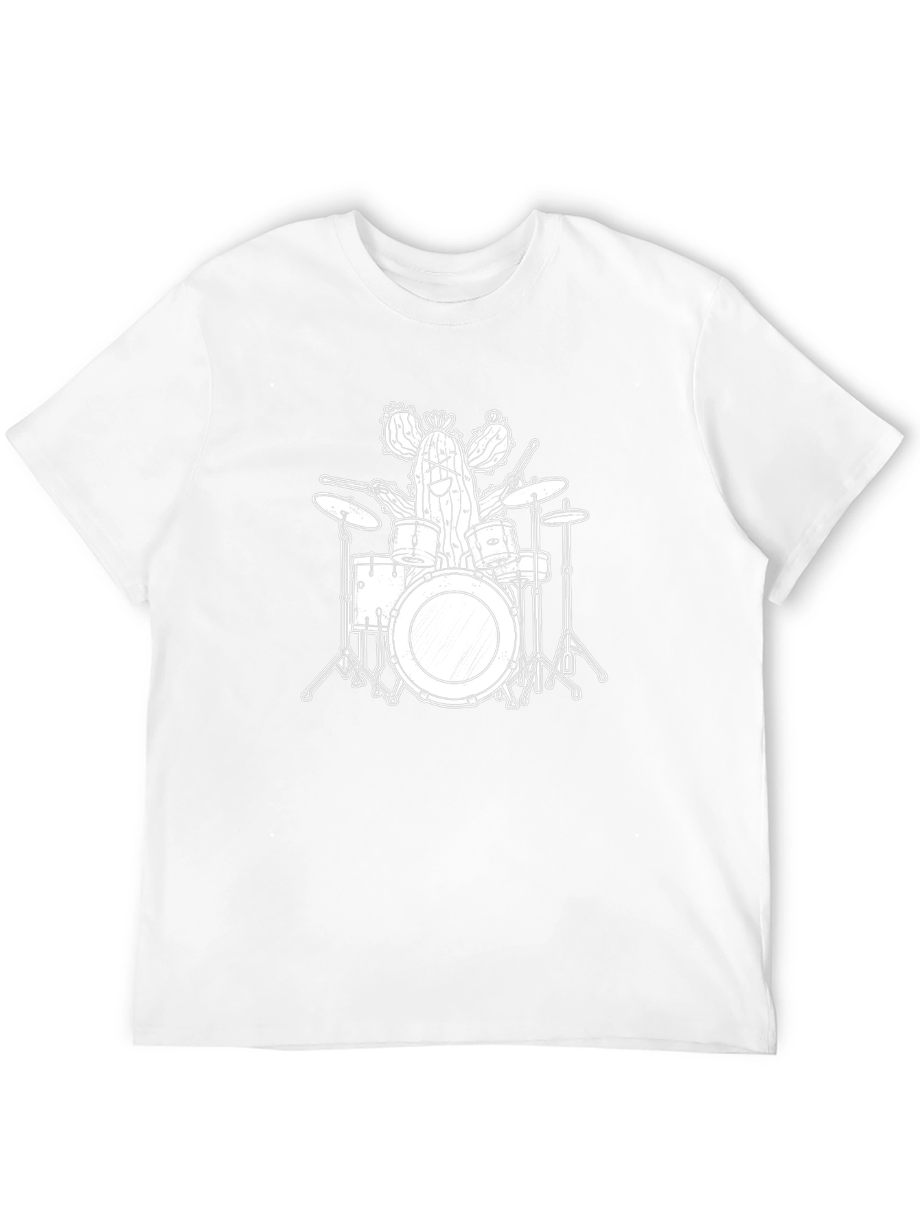 Cactus Drummer T-Shirt - Funny Band Tee