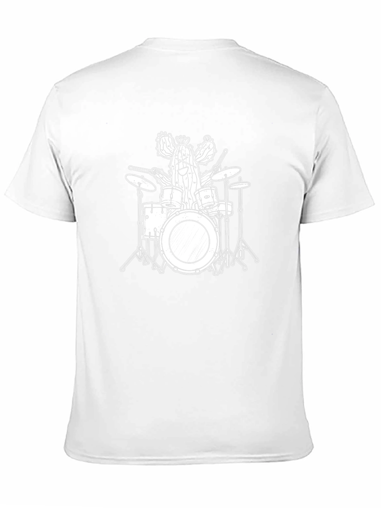 Cactus Drummer T-Shirt - Funny Band Tee