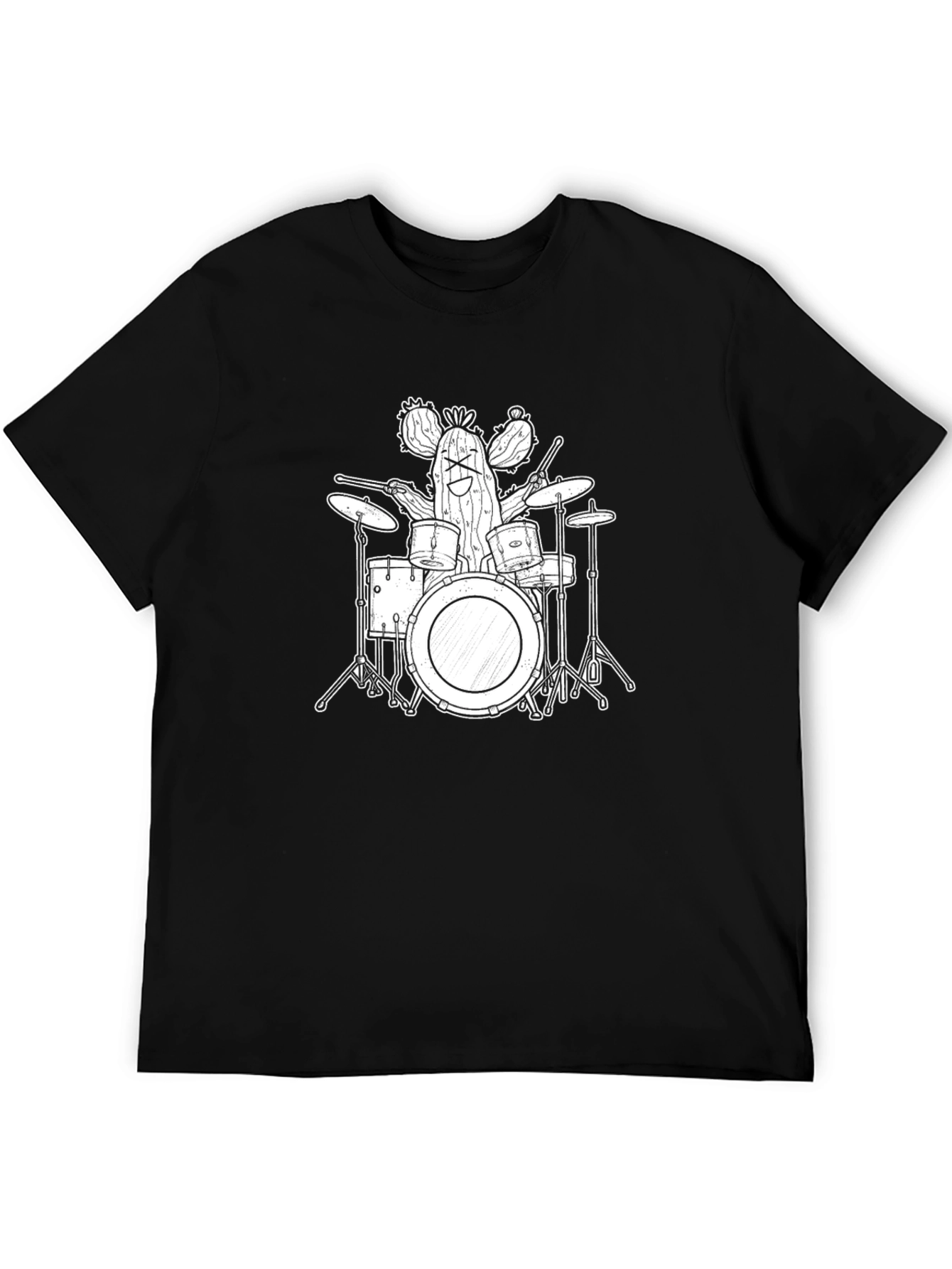 Cactus Drummer T-Shirt - Funny Band Tee