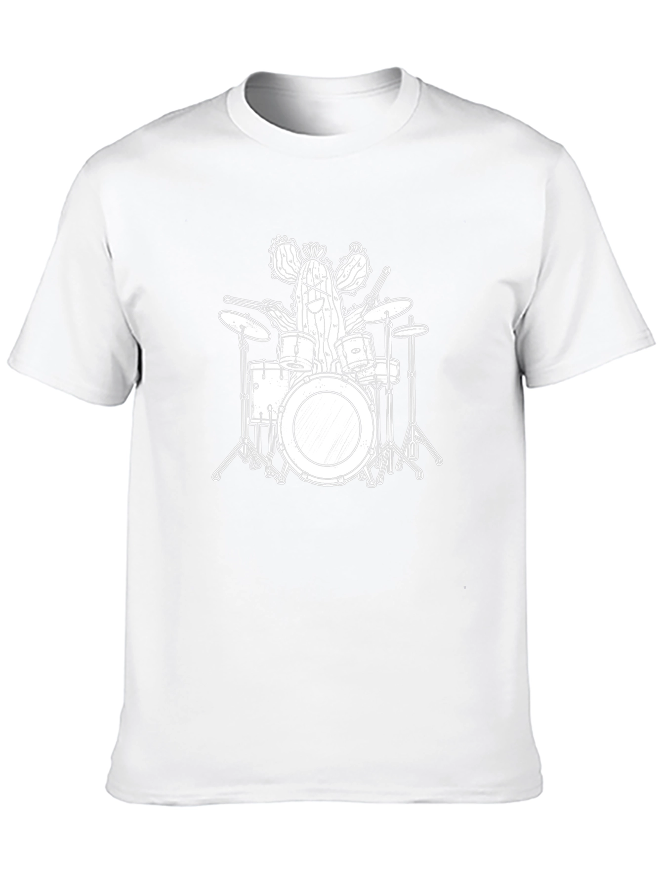 Cactus Drummer T-Shirt - Funny Band Tee